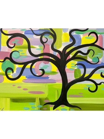 February 18, 2026 Abstract Tree Design $35 per person