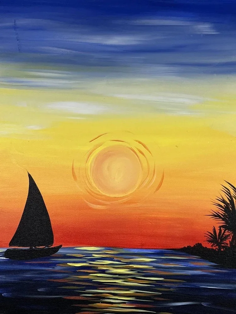 Public Painting Class/ Sailor's Delight $40 per person 