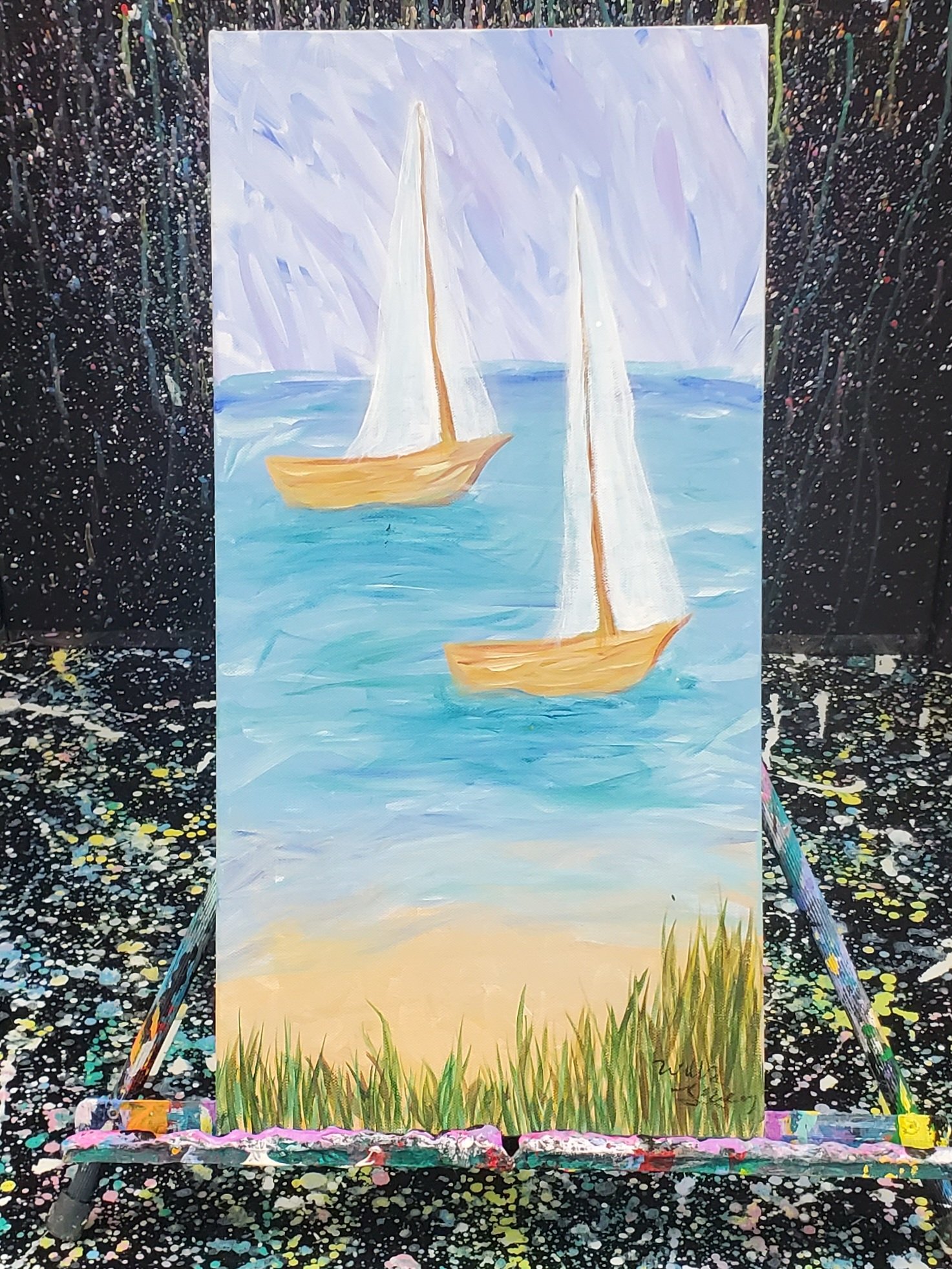 Two Sailboats