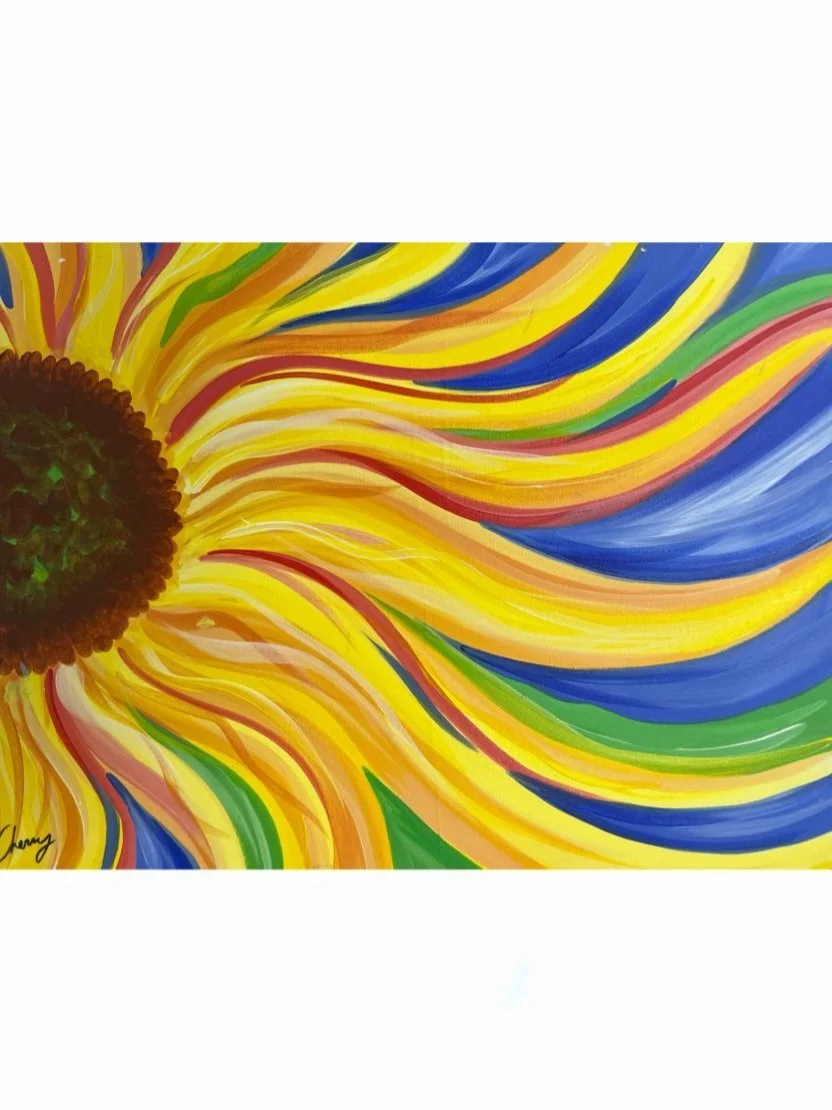 Family Paint Time/ Sunflower $35 per person 