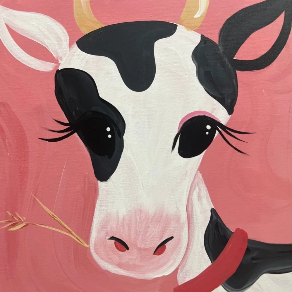 Family Paint Time/Bessie the Cow $35 per person 