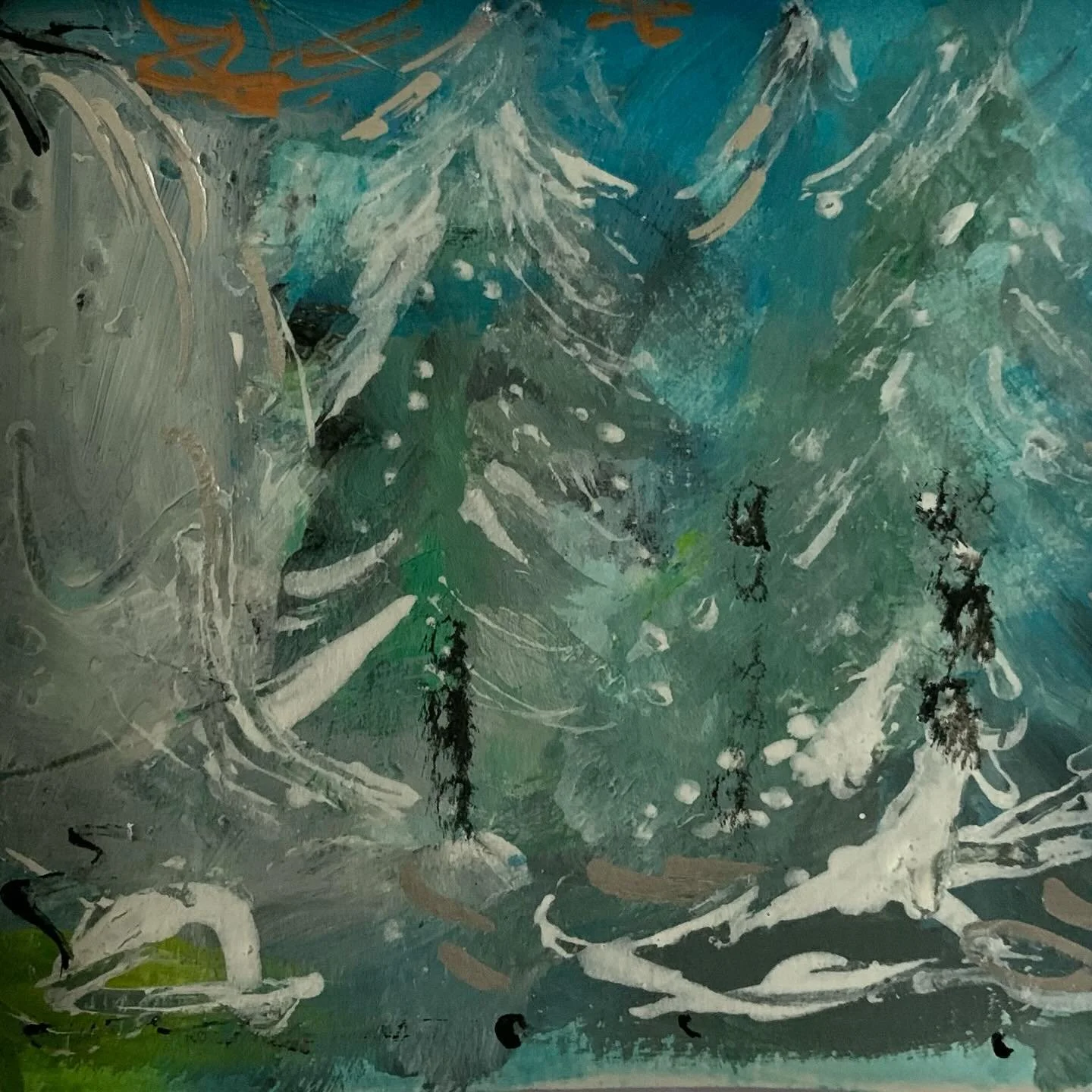 2 of my Abstract Acrylic Paintings that remind me of Christmas - wishing you all good health and happiness 🎄✨

💚💙🧡🤍
#abstractartwork #available #loveart #artescape #artpeace #christmastree #artlife #lovepainting #thanks #supportartist ✨