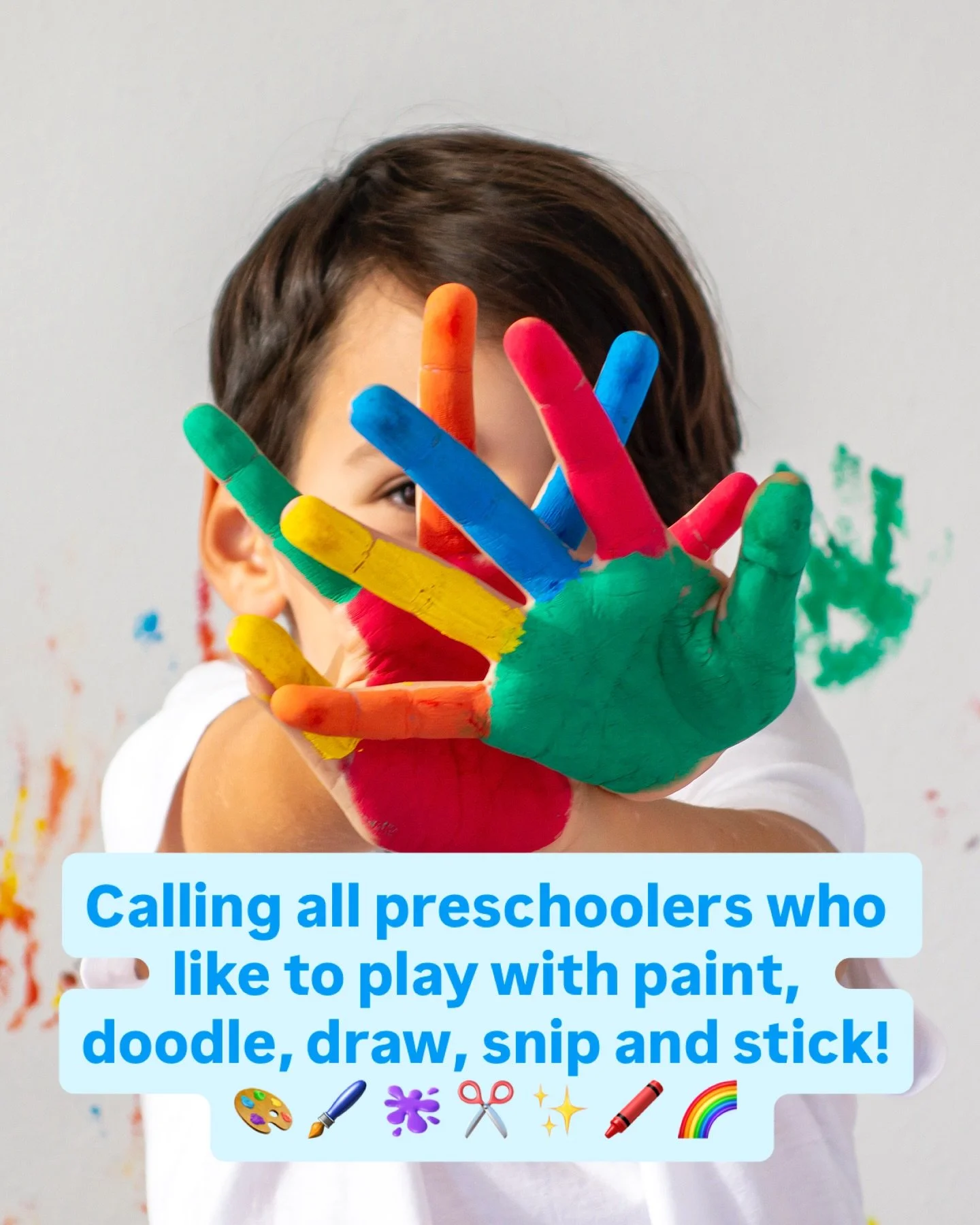 🧑&zwj;🎨

Our new term of ARTPLAY sessions for 2-4 year olds at The Art Room start back next Thursday at 1.50-2.35 each week. We can&rsquo;t wait to welcome you and your little ones back! 🎉 

Our creative sessions are as relaxed as they are fun, wh