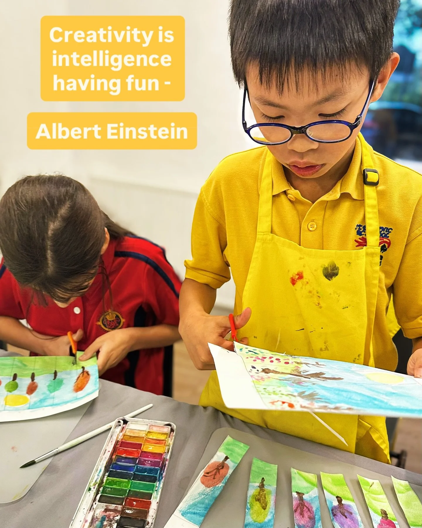 🧑&zwj;🎨 

🍂✨ Autumn came alive in The Art Room last week &mdash; not just in colour, but in movement too! Our young artists captured the spirit of the season through agamographs &mdash; clever kinetic artworks that shift as you move. One moment: g