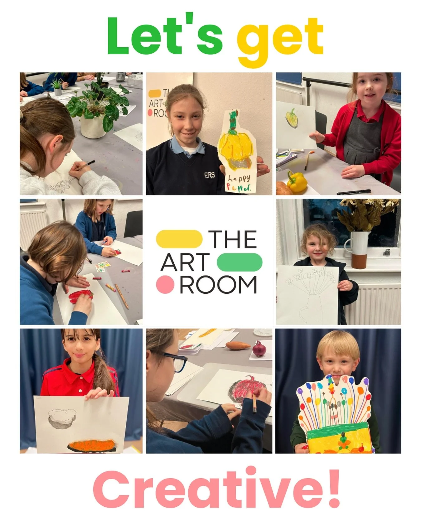 🧑&zwj;🎨

Each creative class at The Art Room offers our young artists:
 ✨ clear inspiration &amp; demonstration
😊 plenty of opportunity to have fun ✏️ skill-building techniques 🎨 differentiated activities for all ages and abilities 🤩 freedom to 