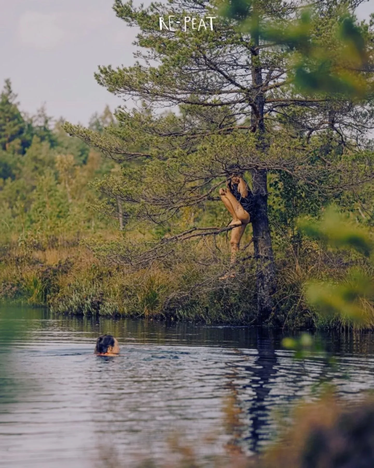 Looking back at the workshops led by RE-PEAT with @any_beth, in collaboration with Paula Annija Ābolkalna and the Homo Novus Festival @homonovusfestival, held in a raised bog at Ķemeri National Park, Latvia! 

On the first day, we listened to stories