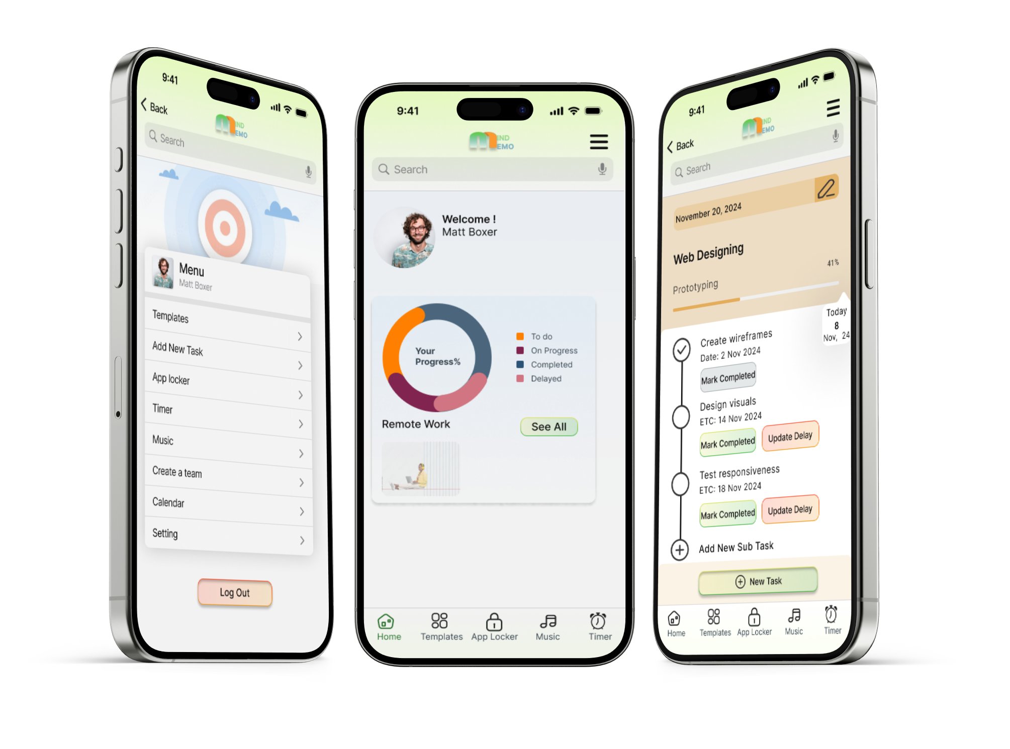 Mind Memo Mobile iOS App