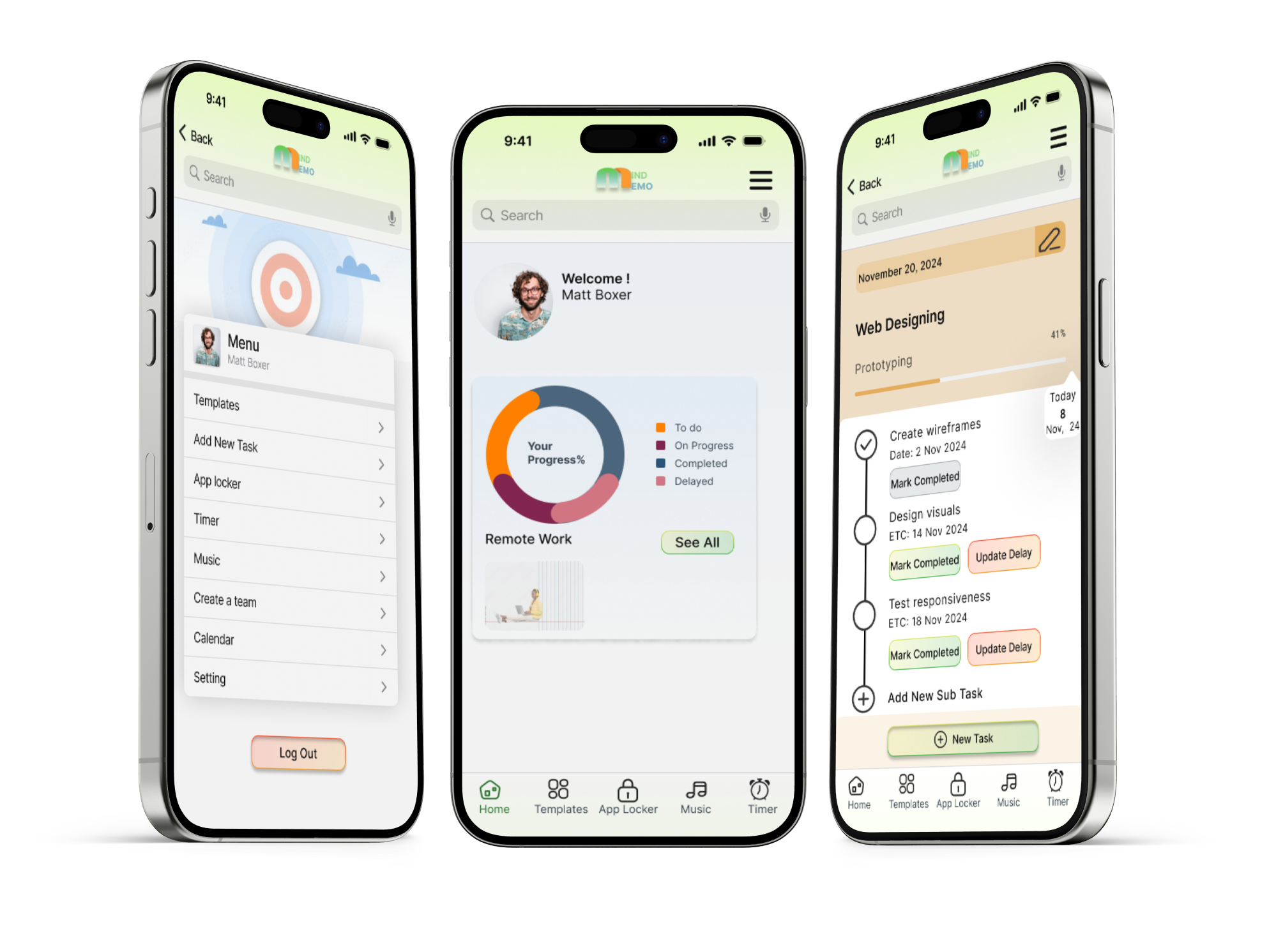 Mind Memo — Task Management iOS App