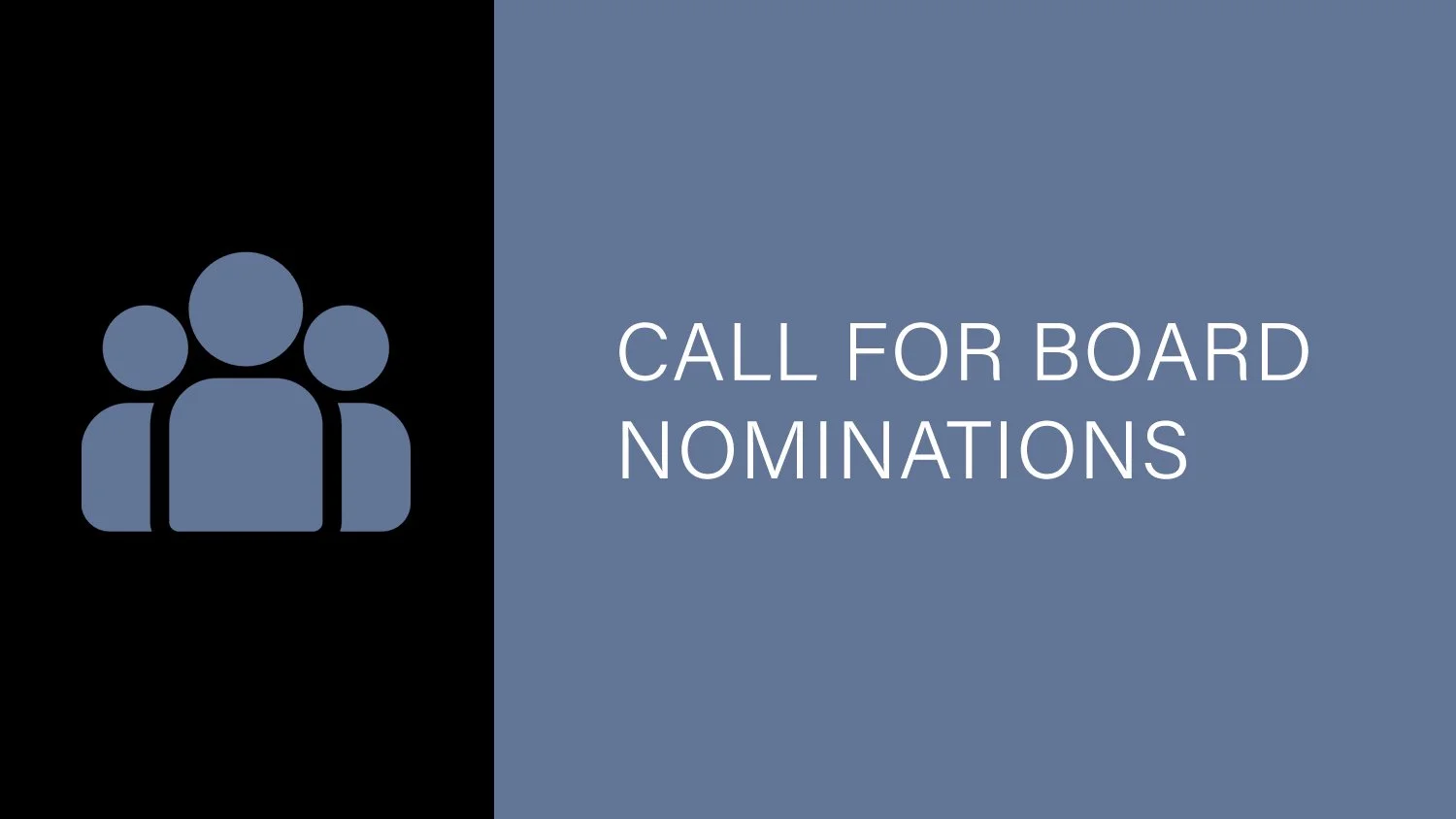 Call for Board Nominations