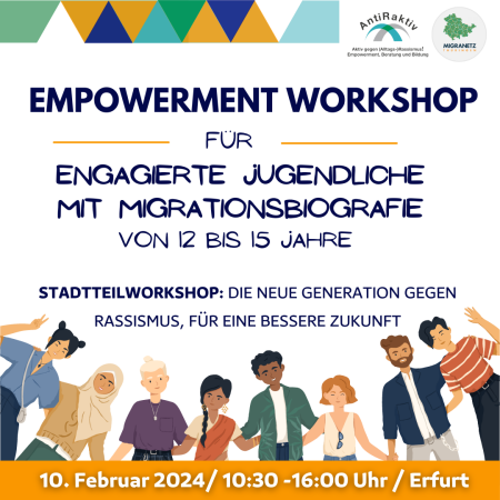 Stadtteilworkshop: Die neue Generation gegen Rassismus, für eine bessere Zukunft