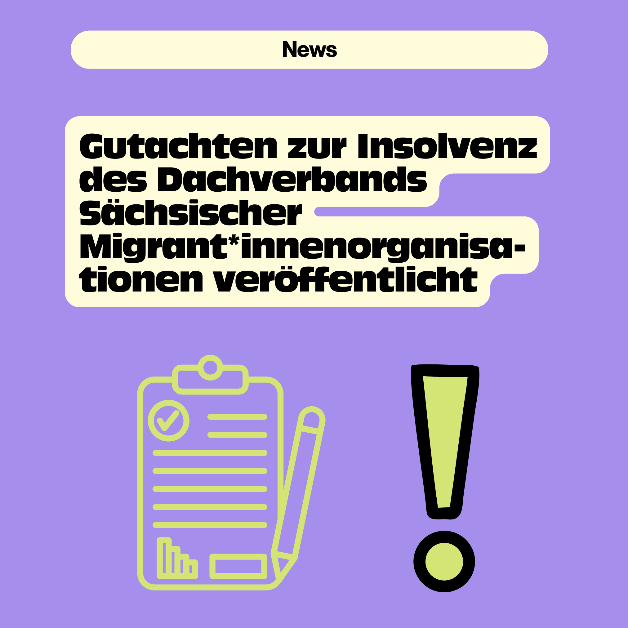 Gutachten beleuchtet Hintergründe der Insolvenz des Dachverbands Sächsischer Migrant*innenorganisationen