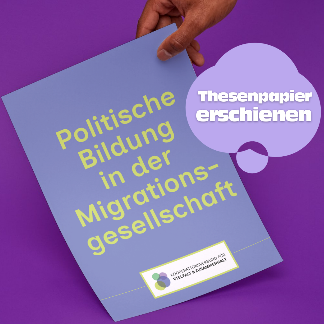Thesenpapier „Politische Bildung in der Migrationsgesellschaft“ veröffentlicht