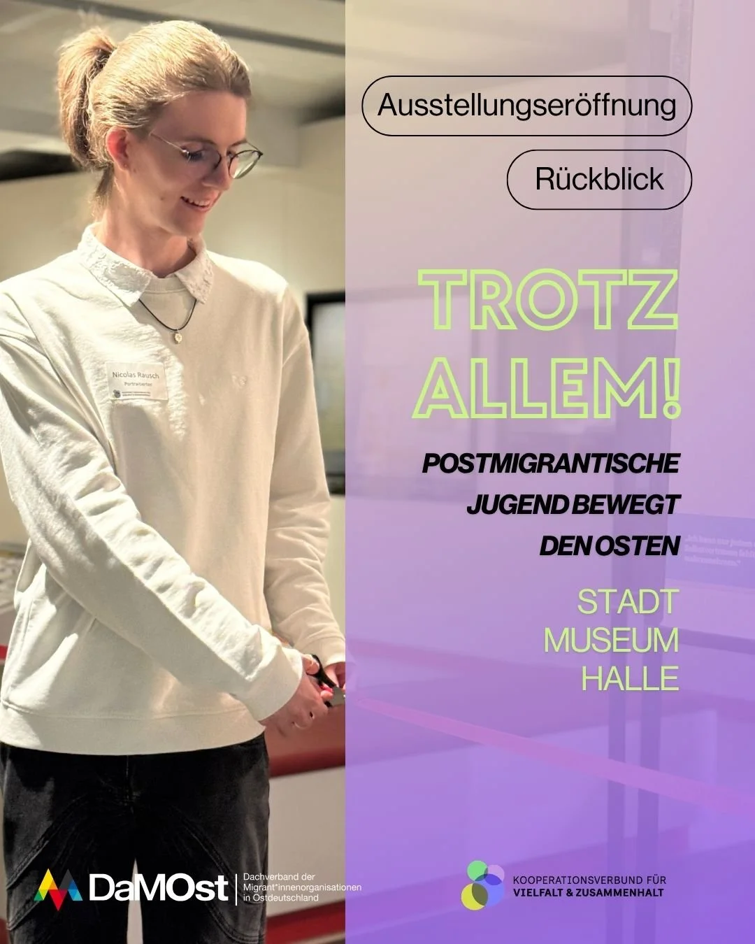Rückblick zur Eröffnung der Wanderausstellung „Trotz allem!”