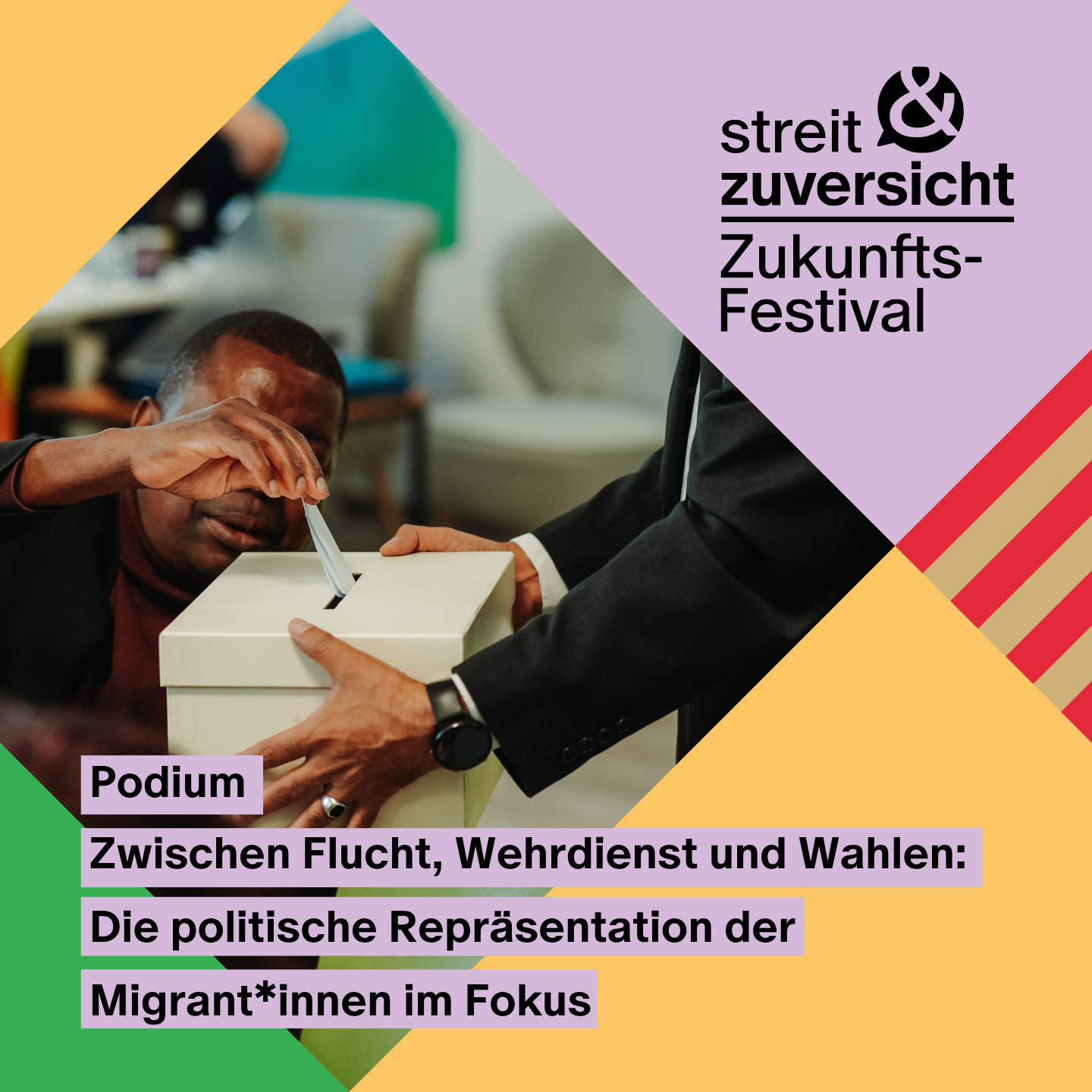 Zukunftsfestival: Zwischen Flucht, Wehrdienst und Wahlen: Die politische Repräsentation der Migrant*innen im Fokus