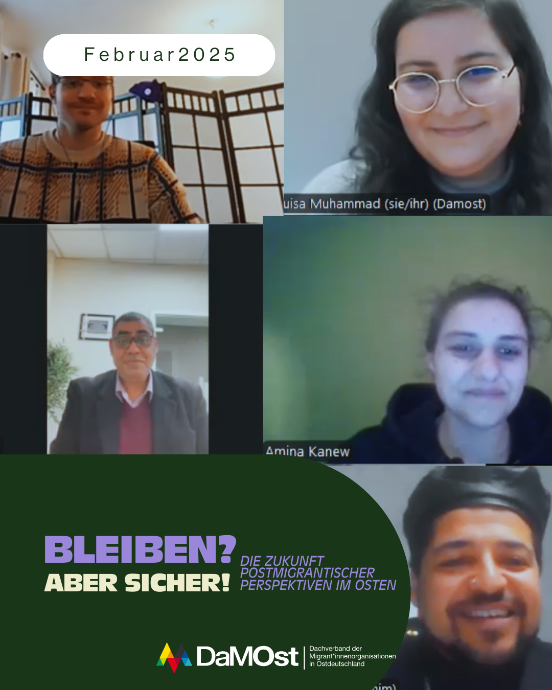 Podiumsdiskussion "Bleiben? Aber Sicher!"