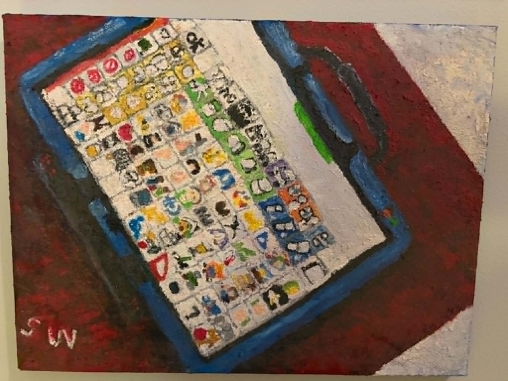 Accet 1400, Communication Device   

Oil On Canvas 
