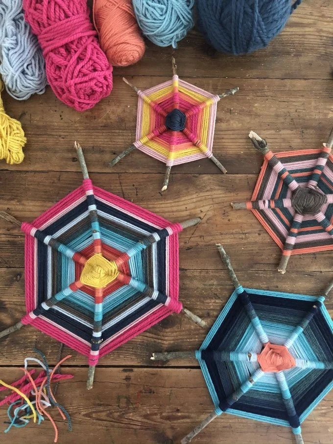 Traditional Ojo de Dios Craft for Protection &amp; Guidance near Cancún, Playa del Carmen &amp; Tulum