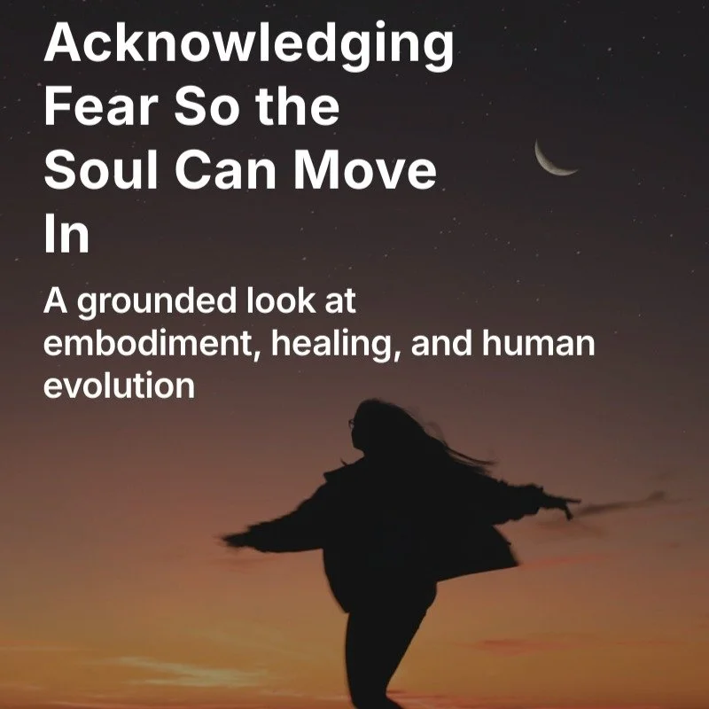 When fear is acknowledged, the body settles and clarity returns.

Link in bio for those who would like to explore further. 

#embodiment #presence #ascension