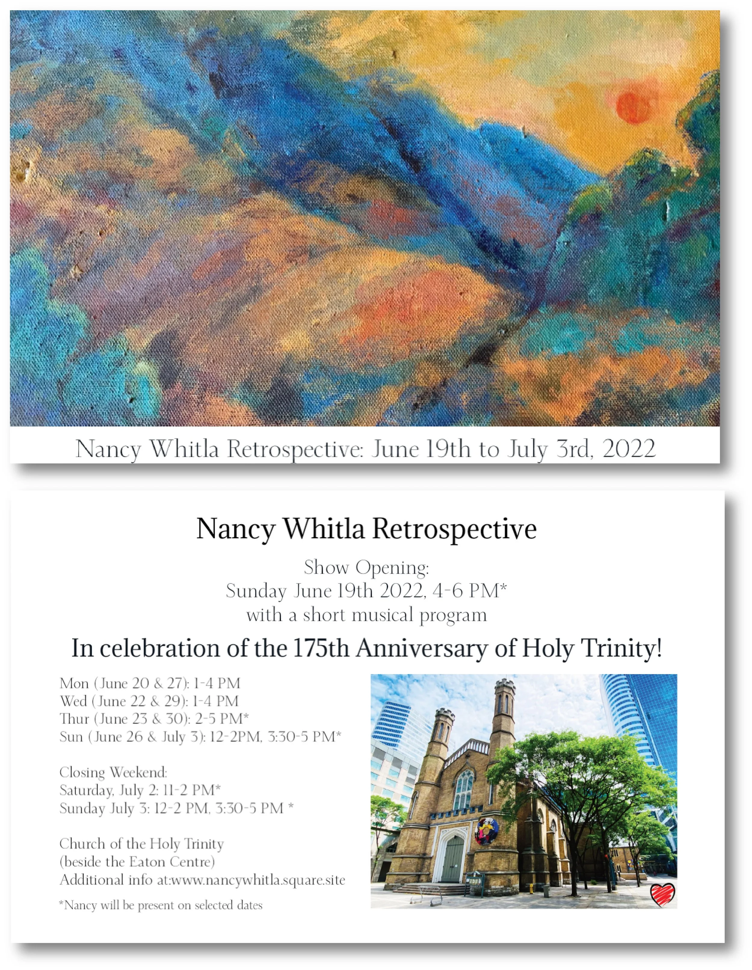 Nancy Whitla Retrospective