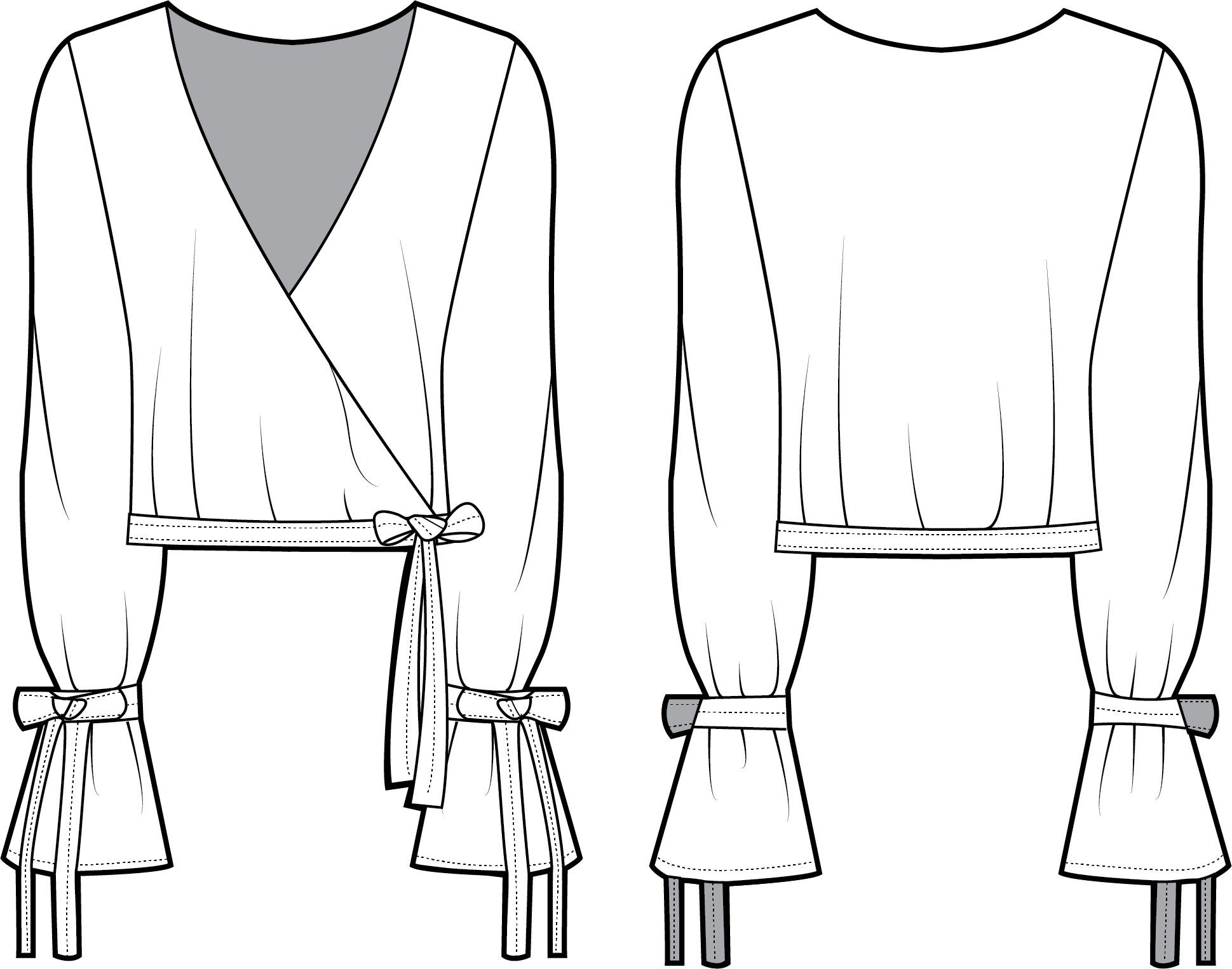Wrap Blouse White.png