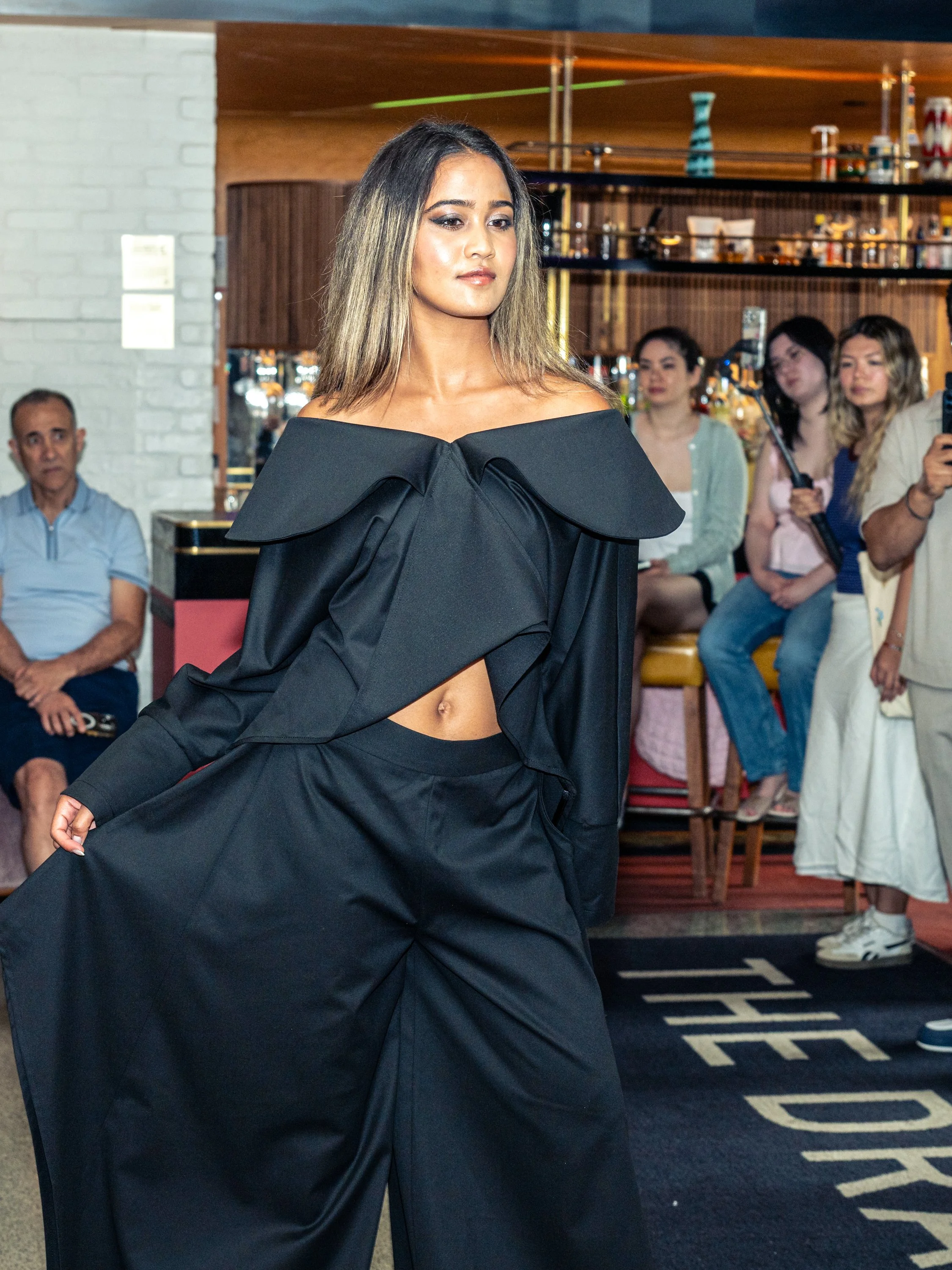 ELIANE- Drape Blouse