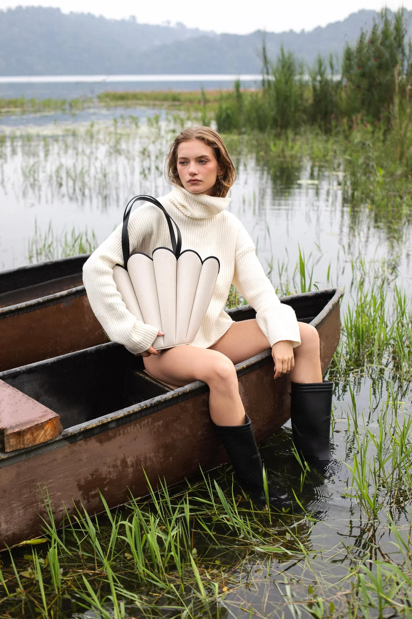 Seashell Tote Mlouye DIMMI DIMMI Designer Luxury Brand