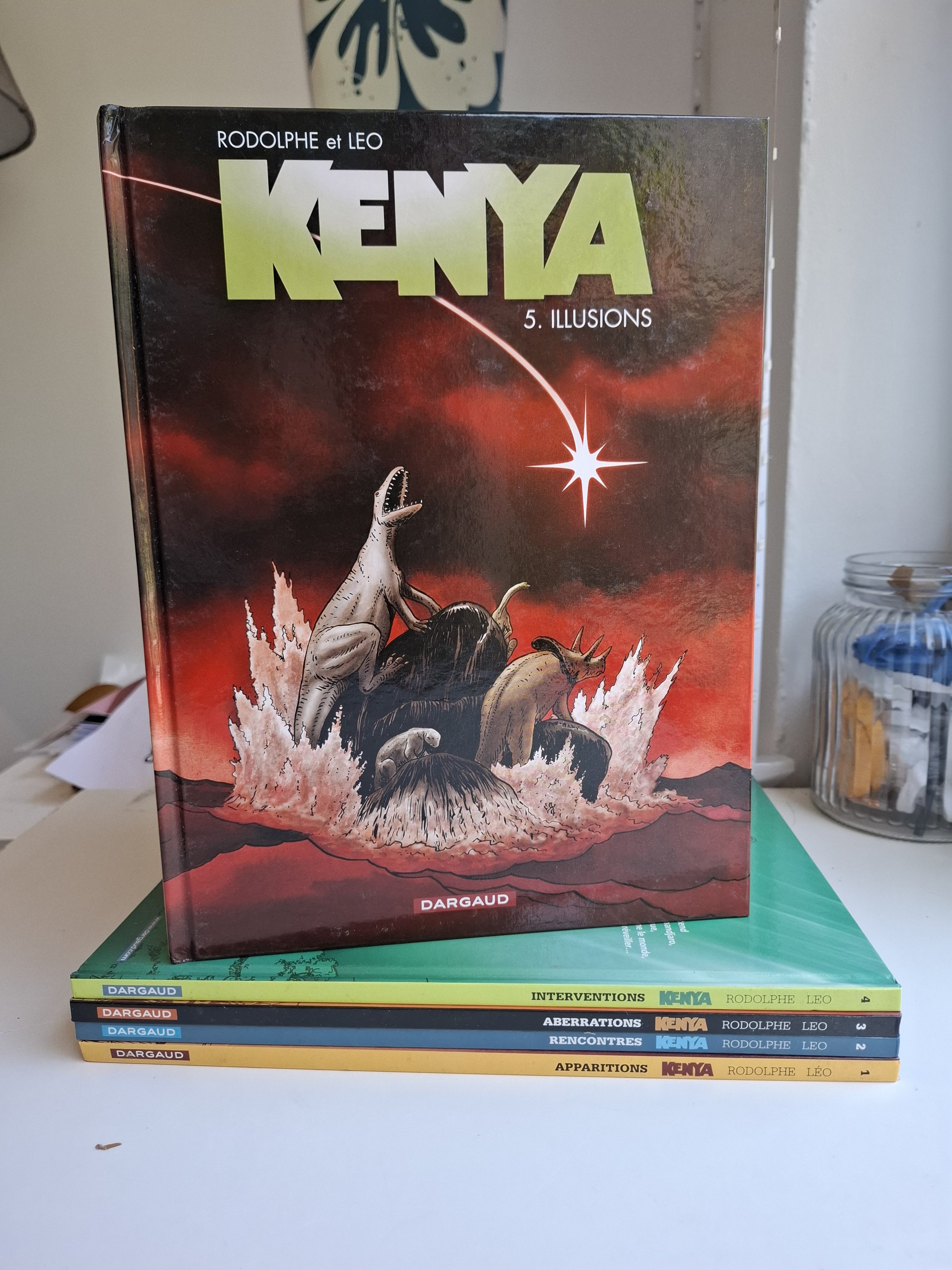 KENYA TOMES 1 à 5 LEO SERIE COMPLETE TOUS EO