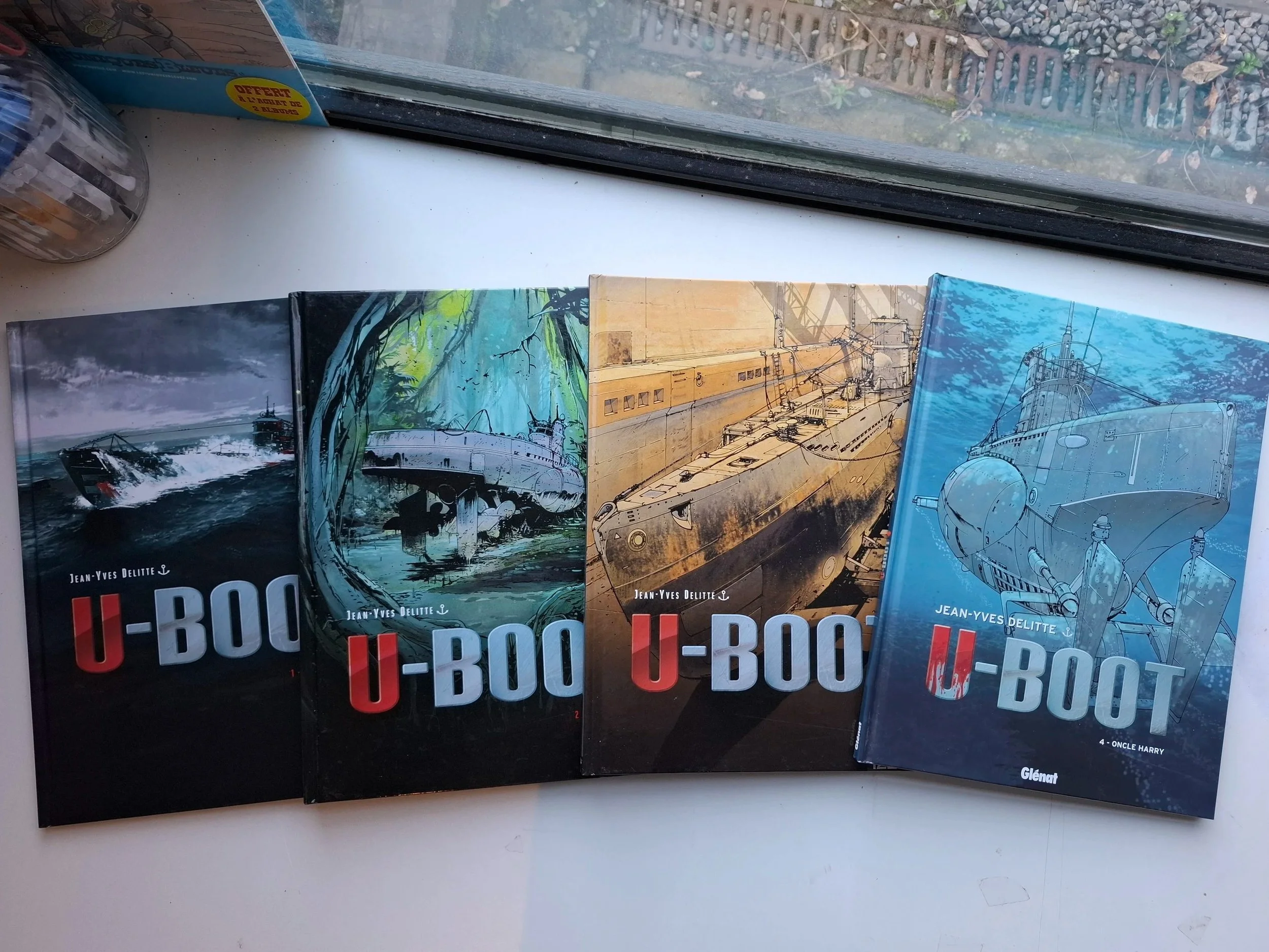 U-BOOT TOMES 1 à 4 SERIE COMPLETE DELITTE TOUS EO