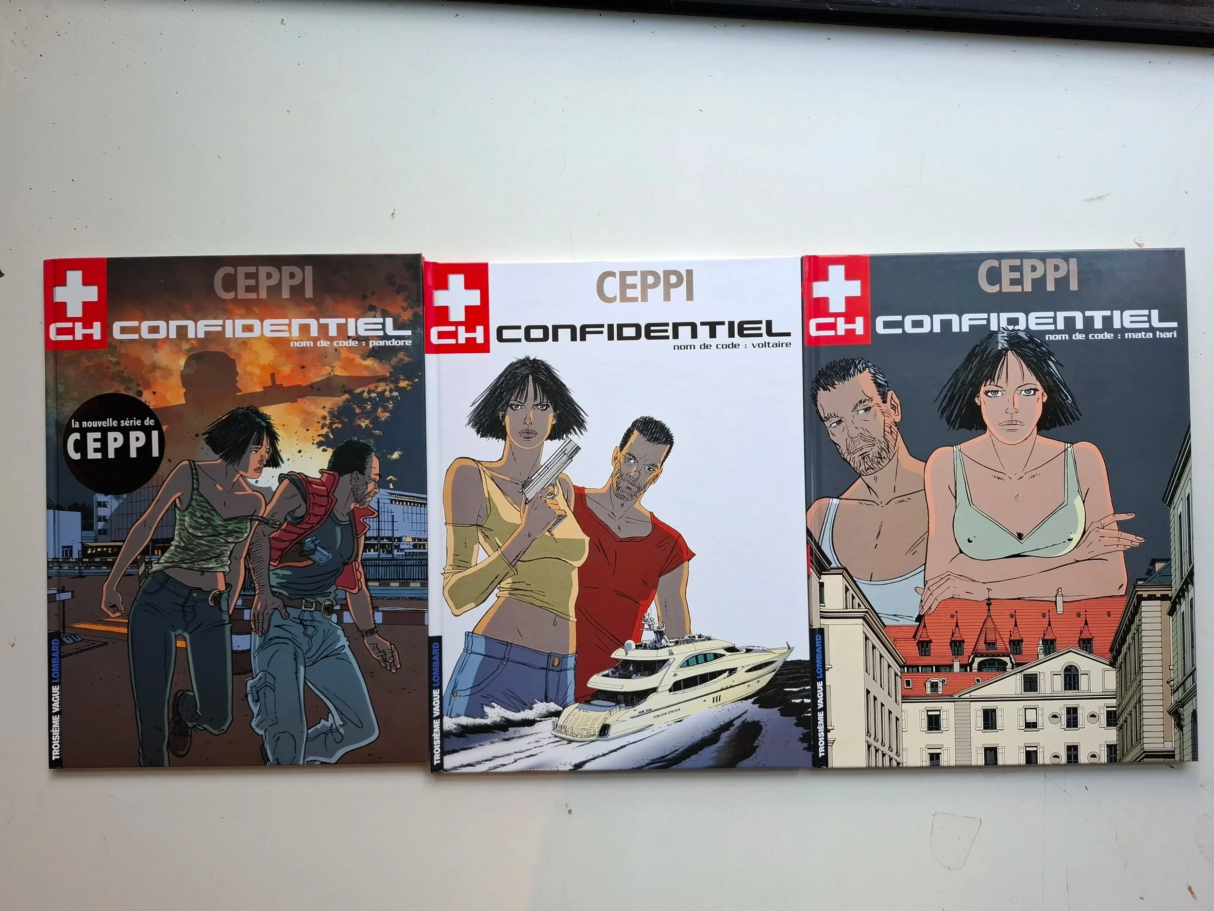 CH CONFIDENTIEL TOMES 1 à 3 SERIE COMPLETE TOUS EO