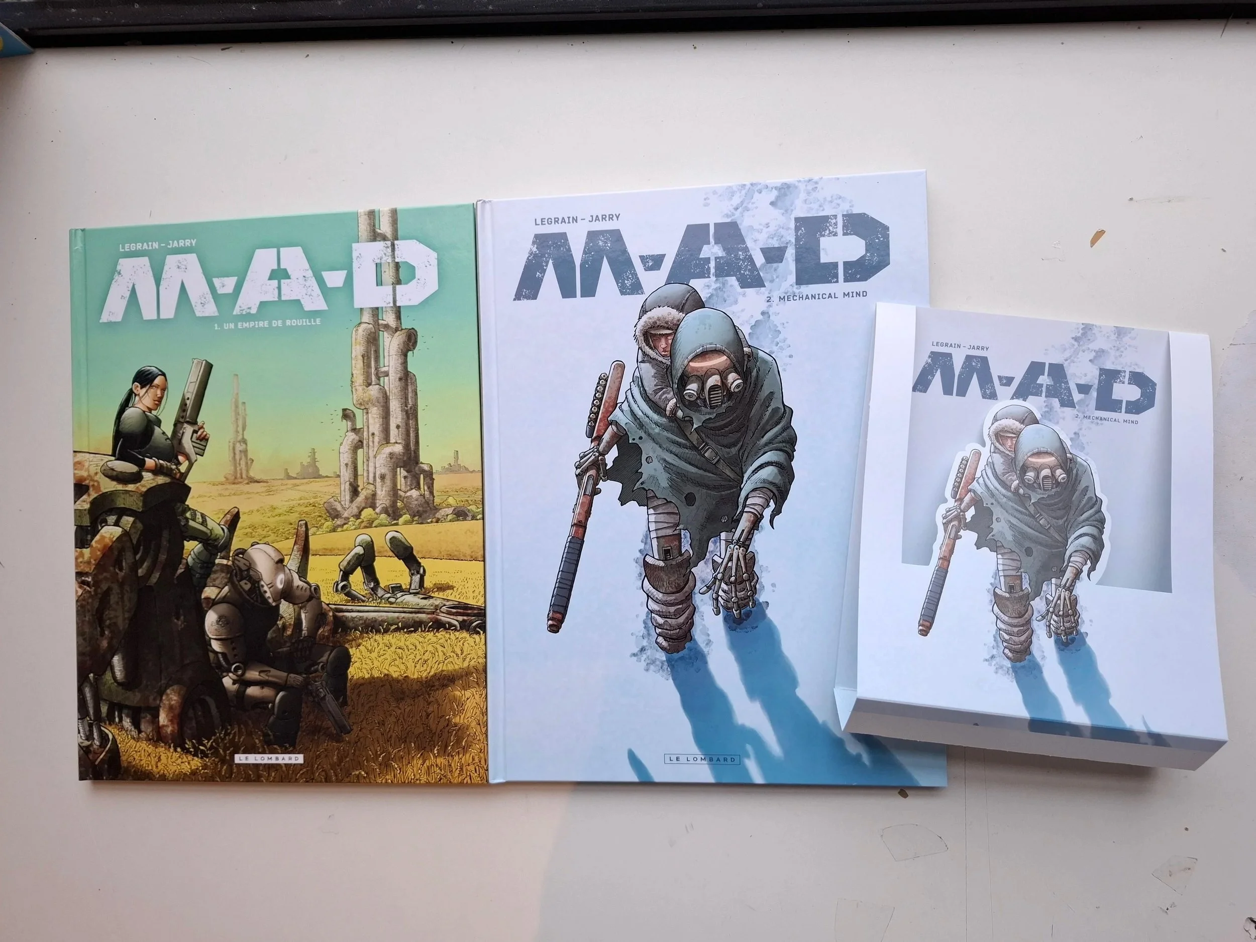 M-A-D TOMES 1 ET 2 LEGRAIN SERIE COMPLETE EO + PLV