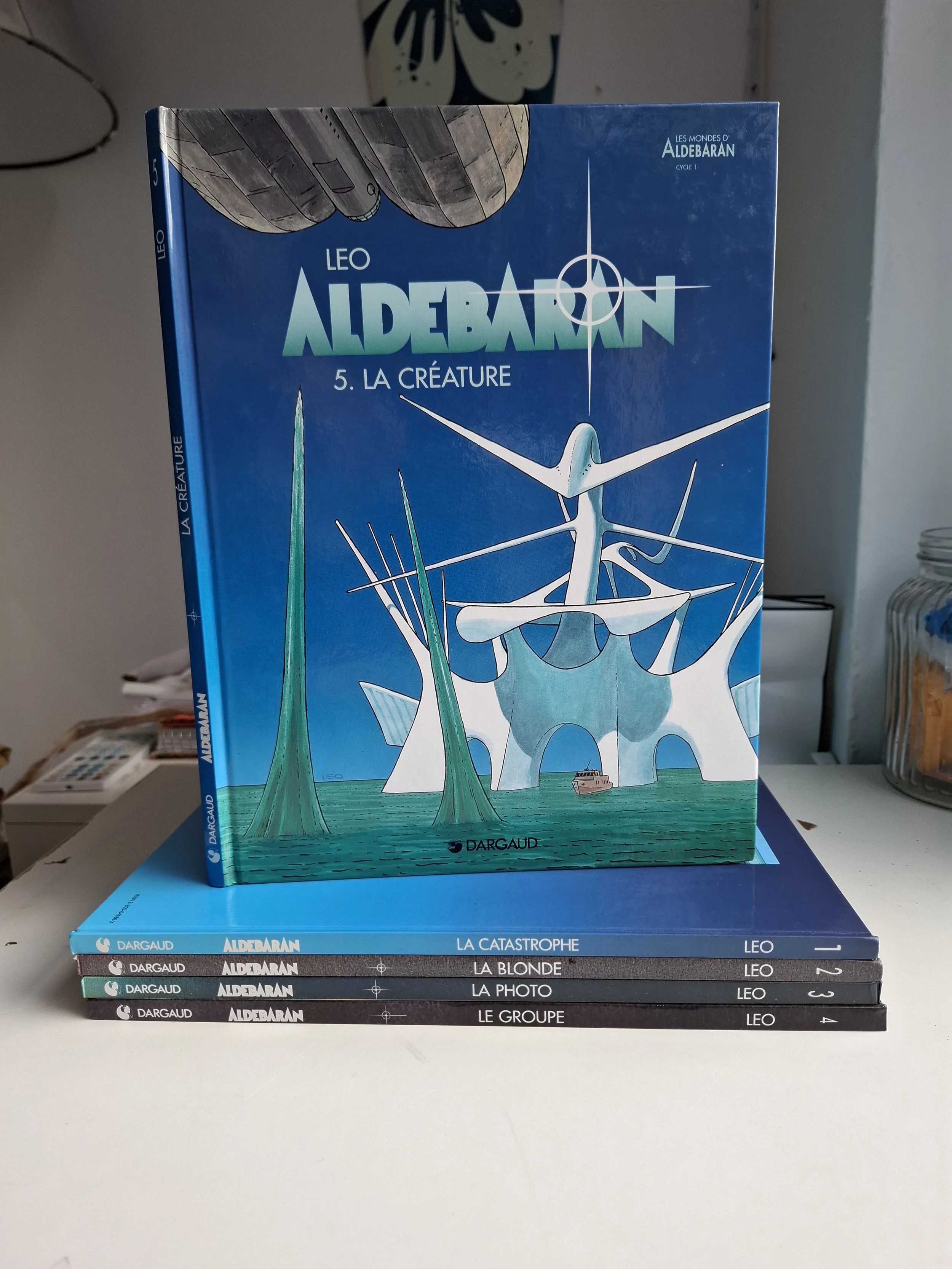 ALDEBARAN TOMES 1 à 5 SERIE COMPLETE DARGAUD REED