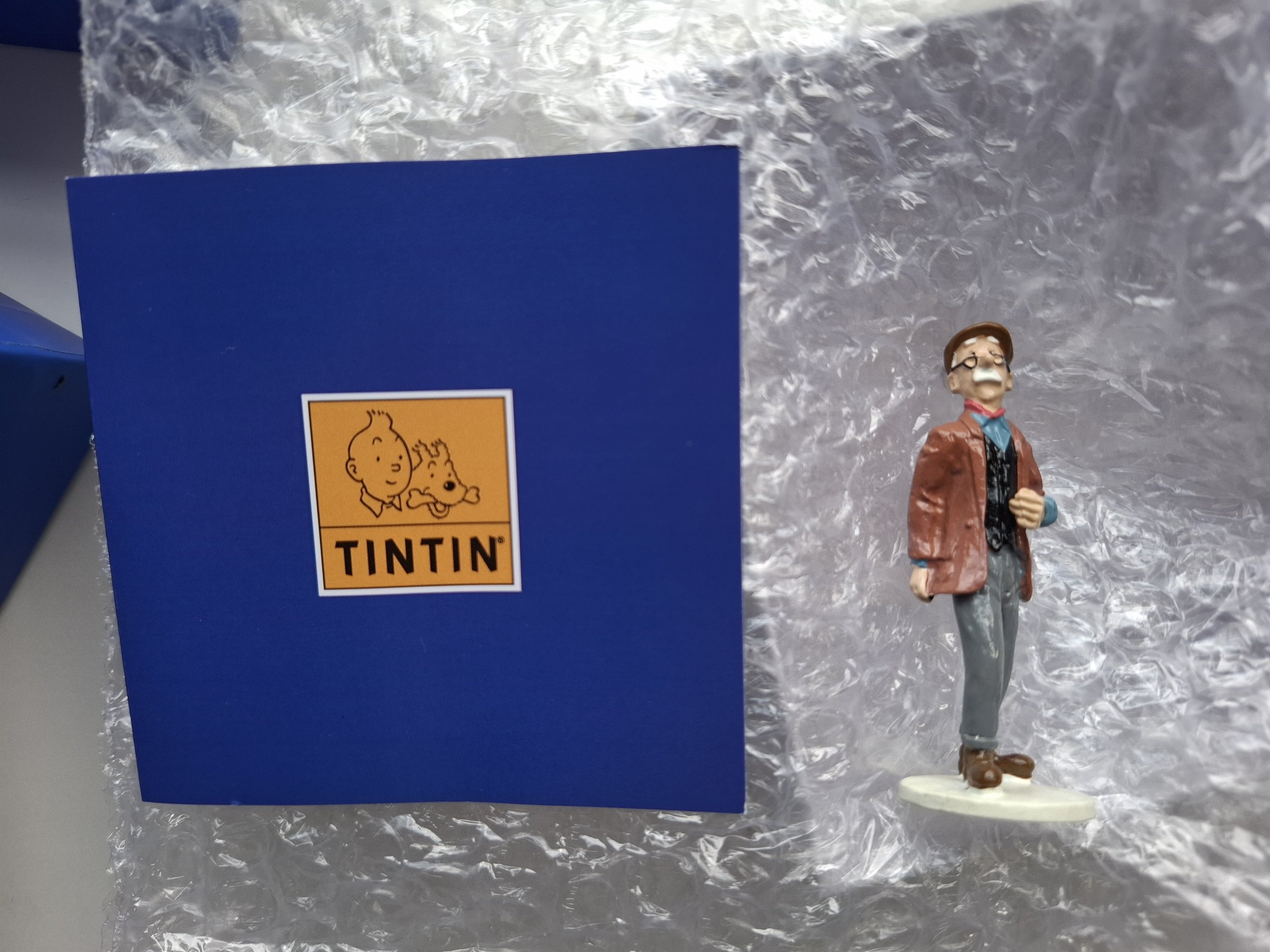 PIXI TINTIN "MARBIER BOULLU" CARTE DE VOEUX 1972 B+C