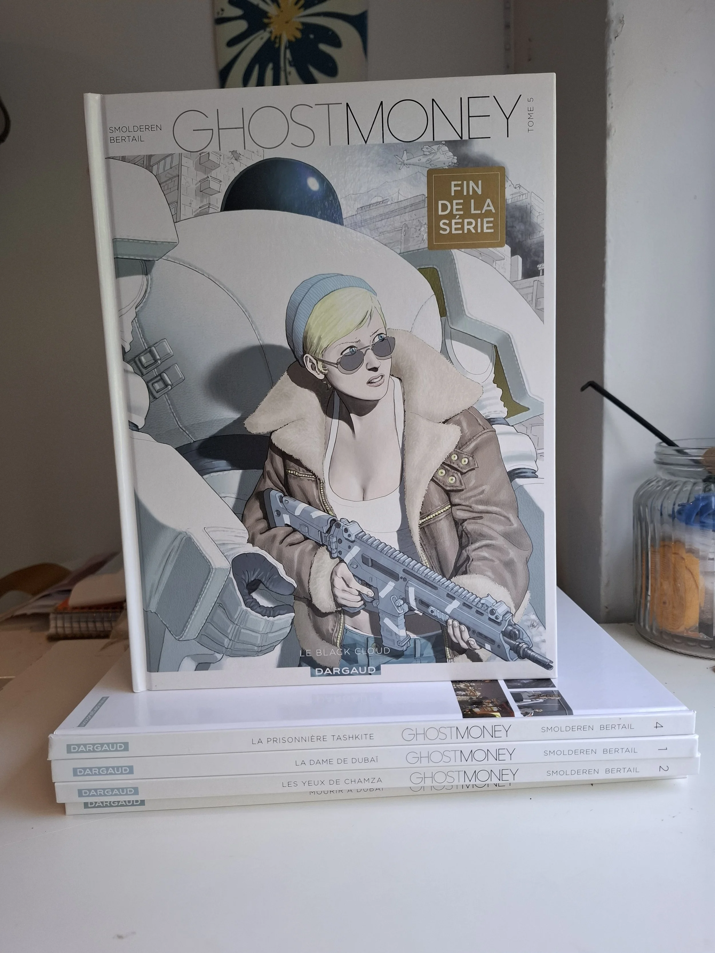 GHOST MONEY TOMES 1 à 5 SERIE COMPLETE DARGAUD REED