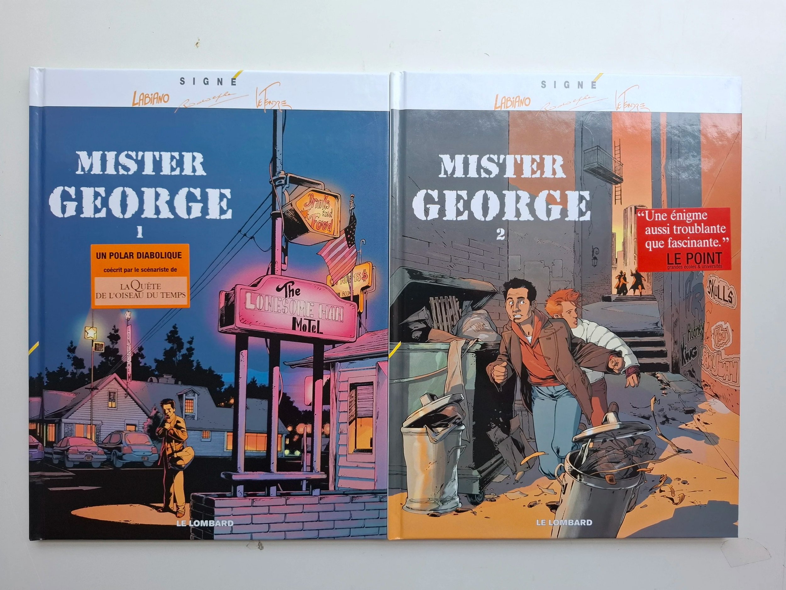 COLLECTION SIGNé MISTER GEORGE TOMES 1 ET 2 SERIE COMPLETE EO