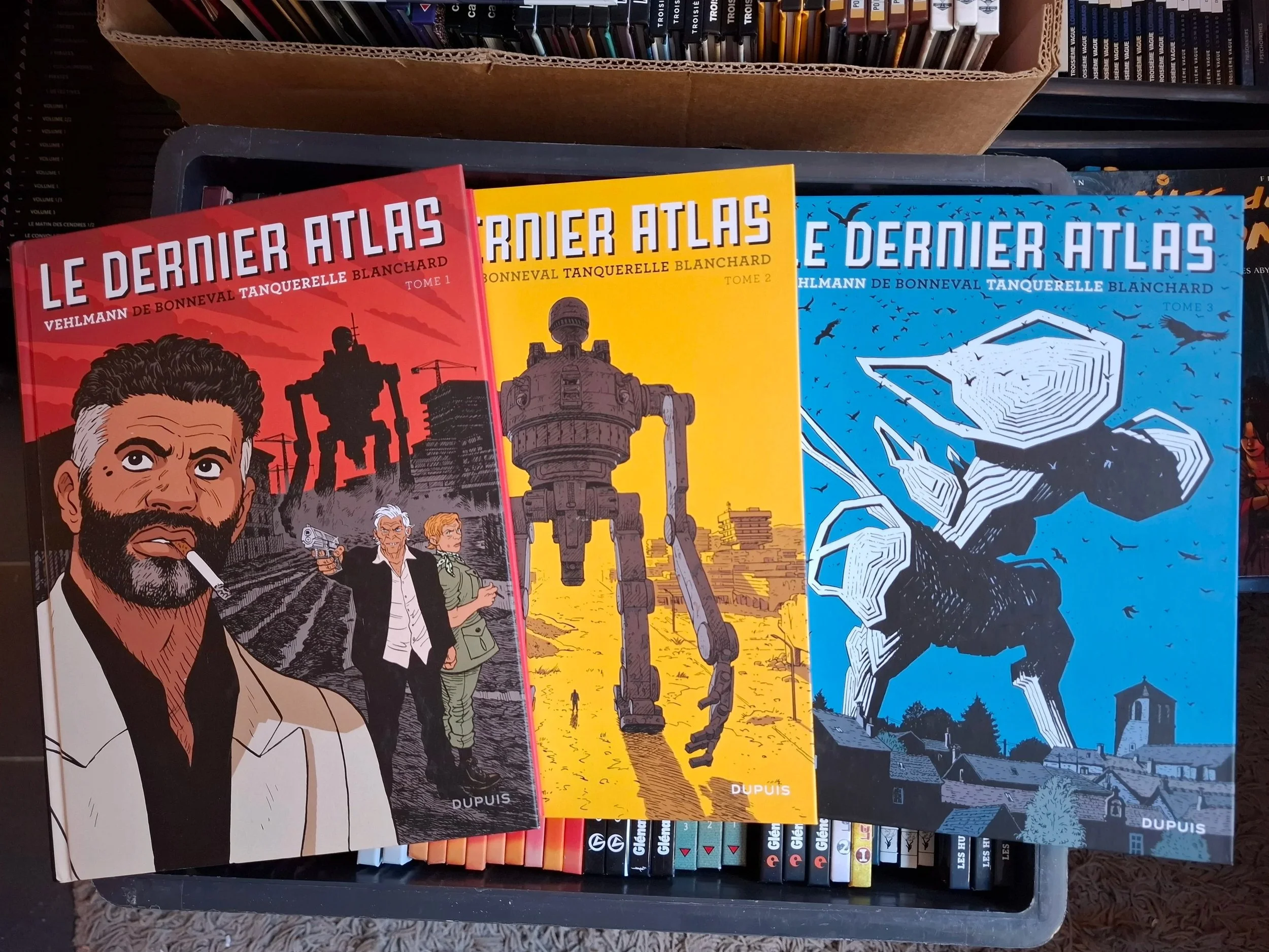 LE DERNIER ATLAS VOLUMES 1 à 3 SERIE COMPLETE TOUS EO