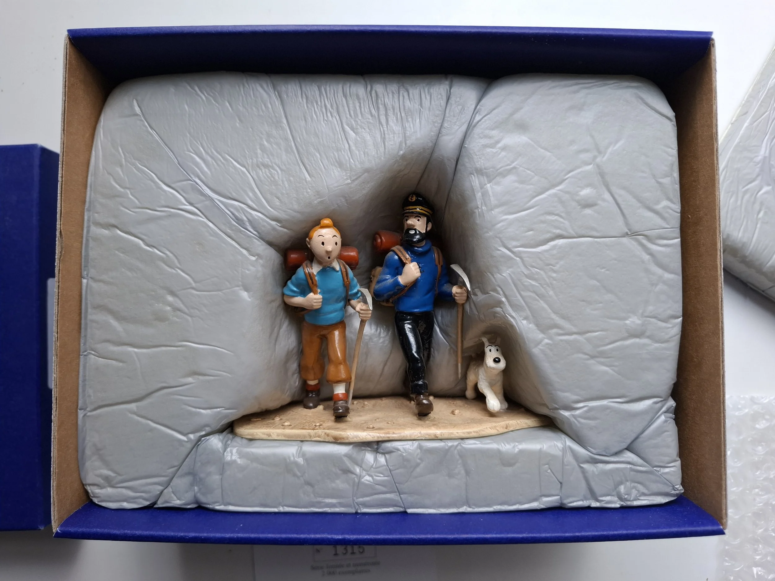 PIXI/MOULINSART TINTIN "SCENE TINTIN AU TIBET" REF 46204 BOITE + CERTIFICAT