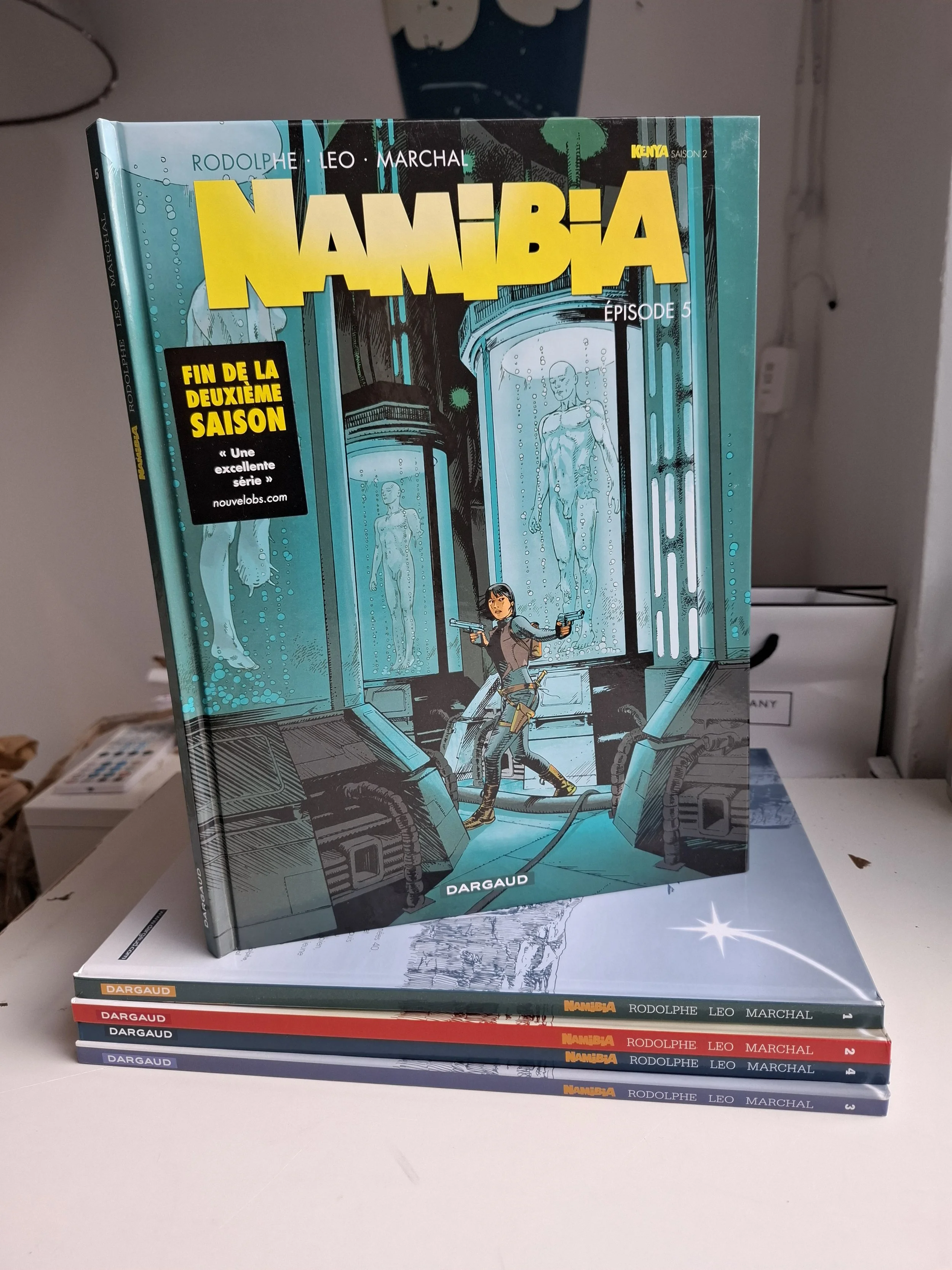 NAMIBIA TOMES 1 à 5 SERIE COMPLETE DARGAUD EO