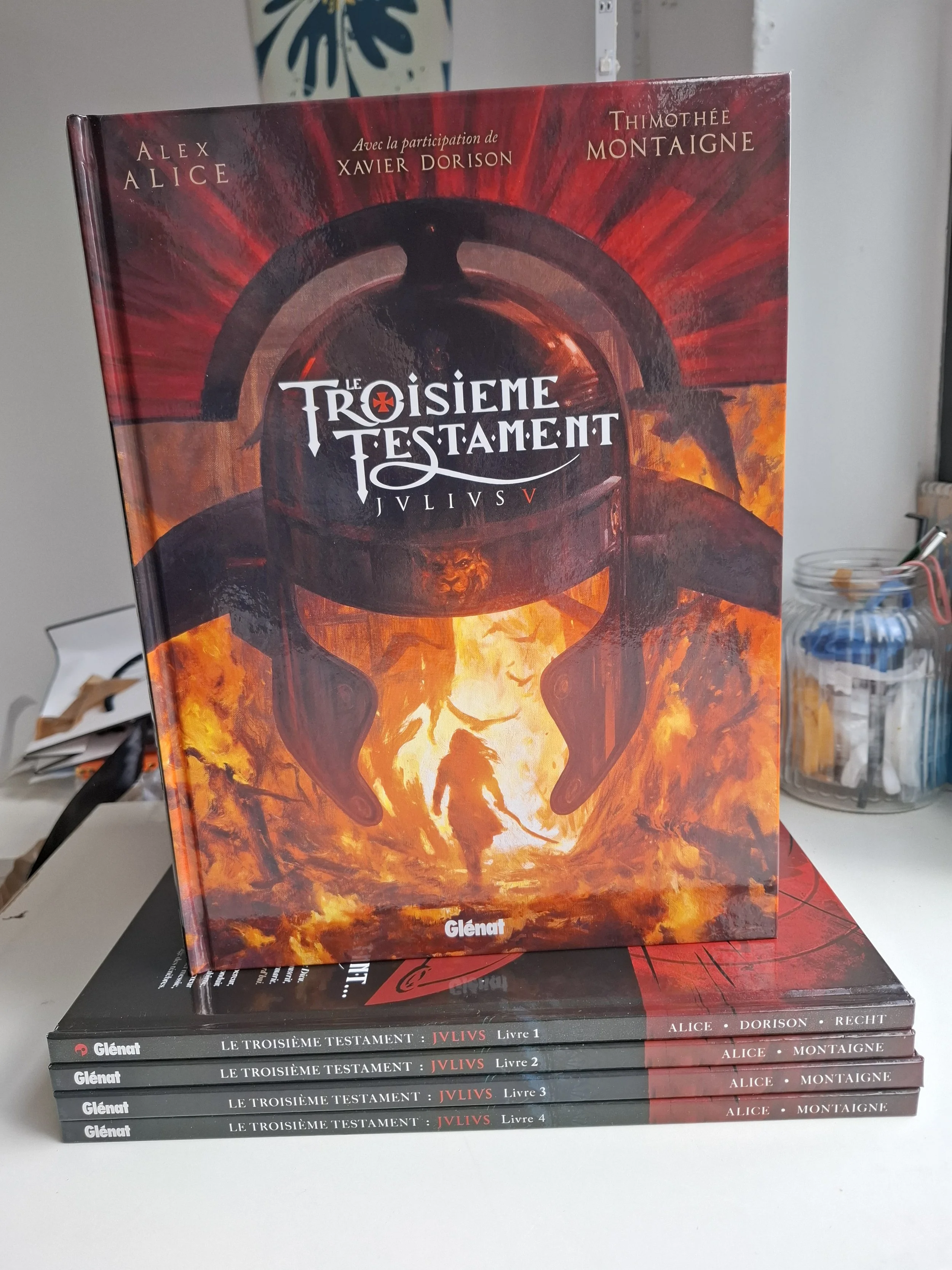 LE TROISIEME TESTAMENT CYCL 2 "JULIUS" TOMES 1 à 5 SERIE COMPLETE