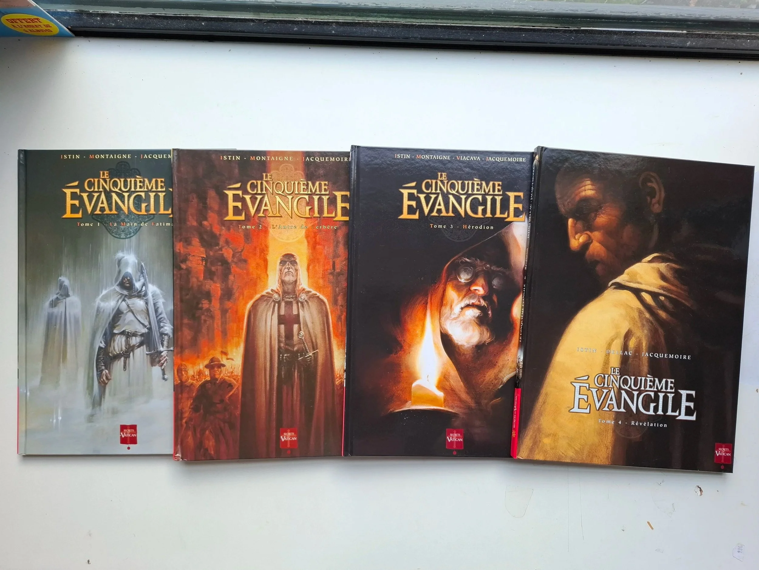LE CINQUIEME EVANGILE TOMES 1 à 4 SERIE COMPLETE EO