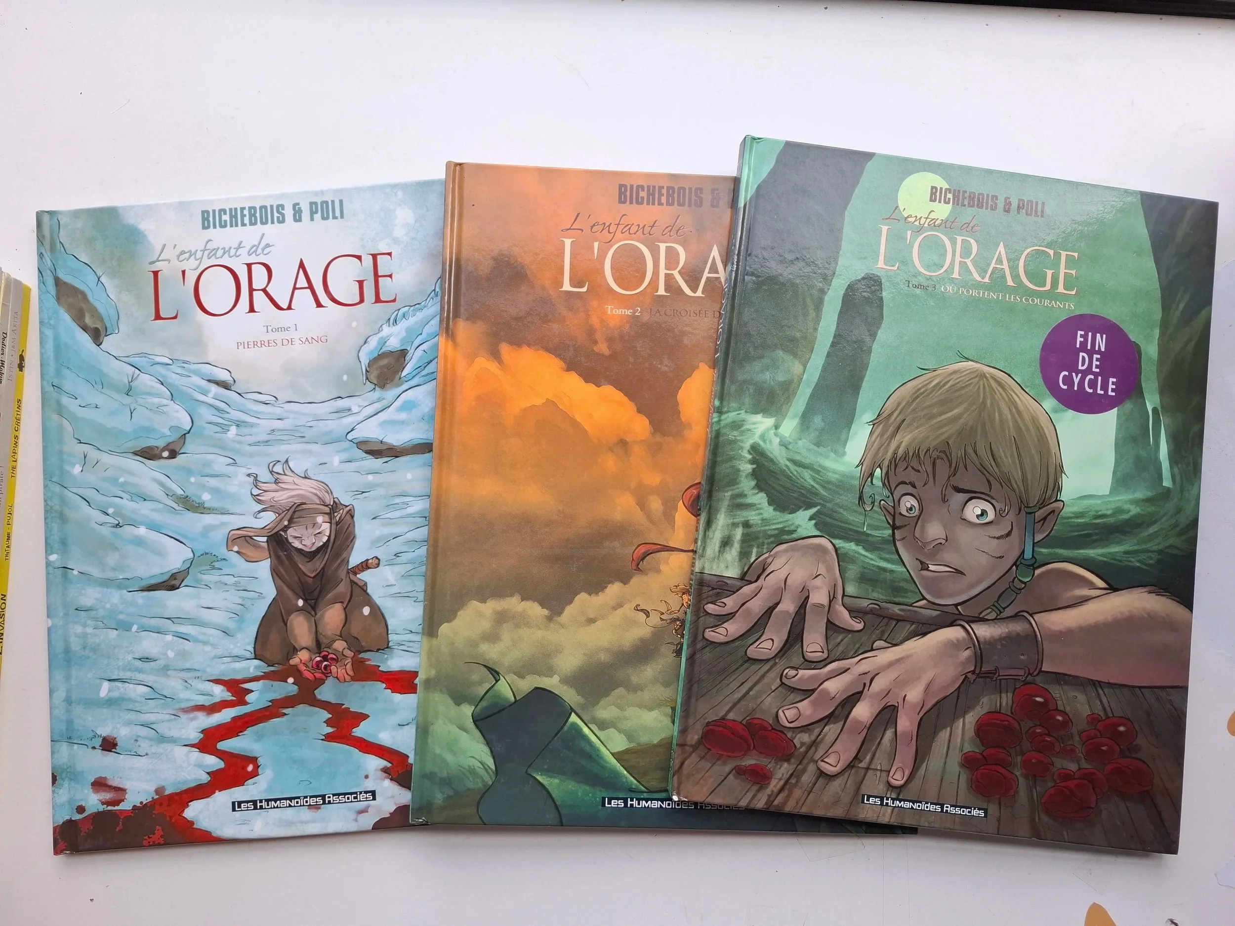 L'ENFANT DE L'ORAGE TOMES 1 à 3 HUMANOS