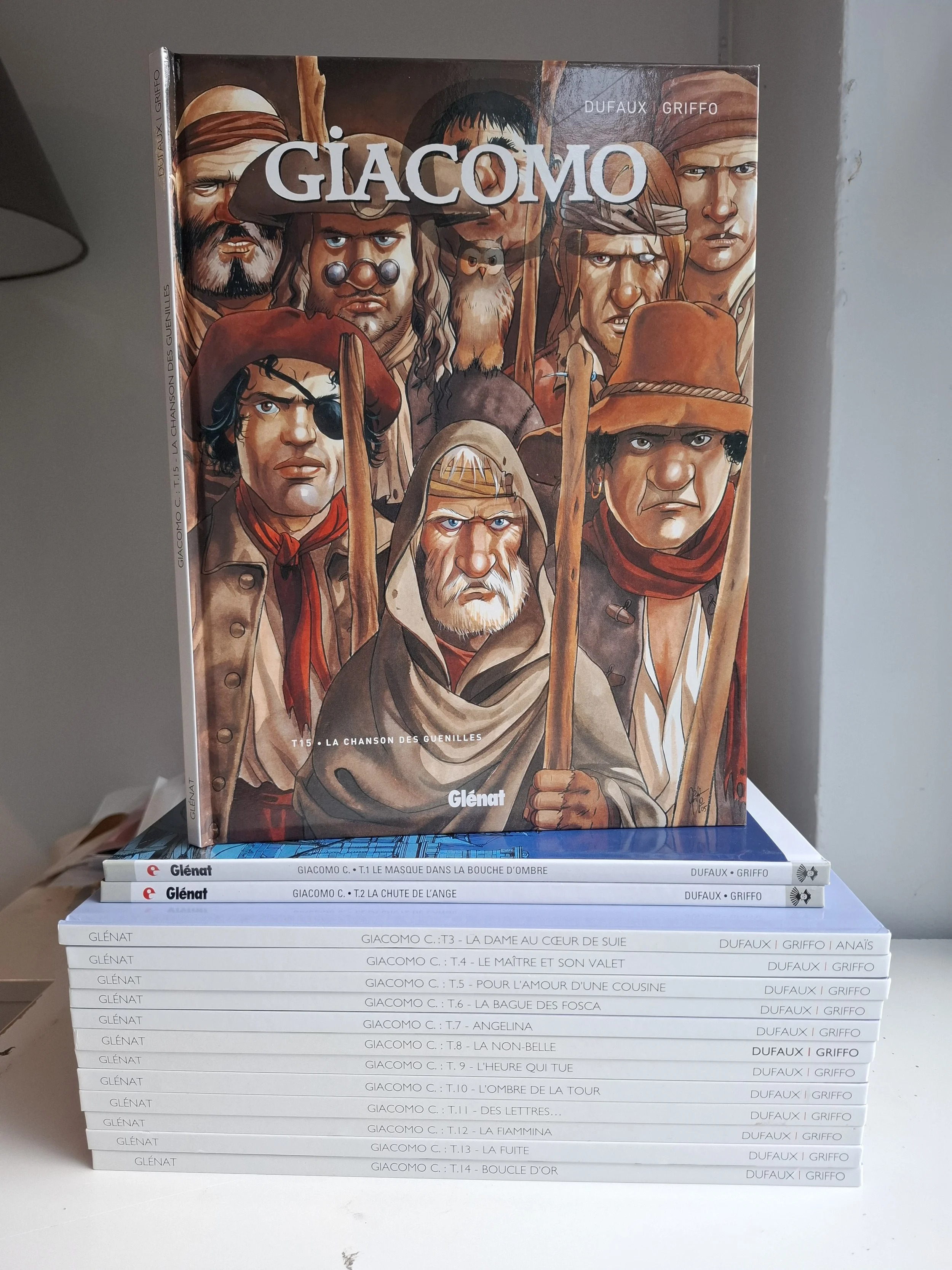GIACOMO C. TOMES 1 à 15 SERIE COMPLETE DUFAUX GRIFFO REED