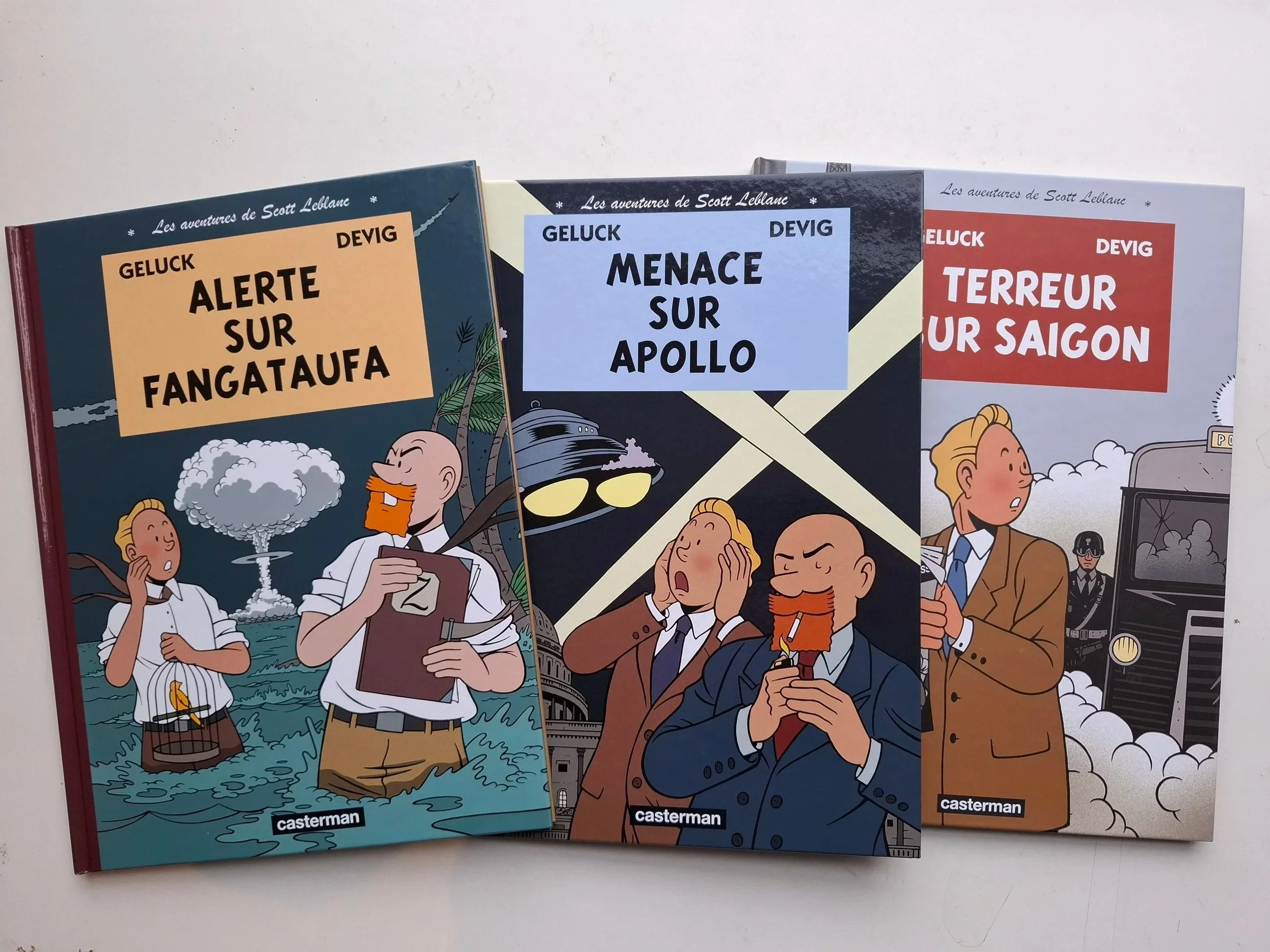 LES AVENTURES DE SCOTT LEBLANC GELUCK TOMES 1 à 3 REED