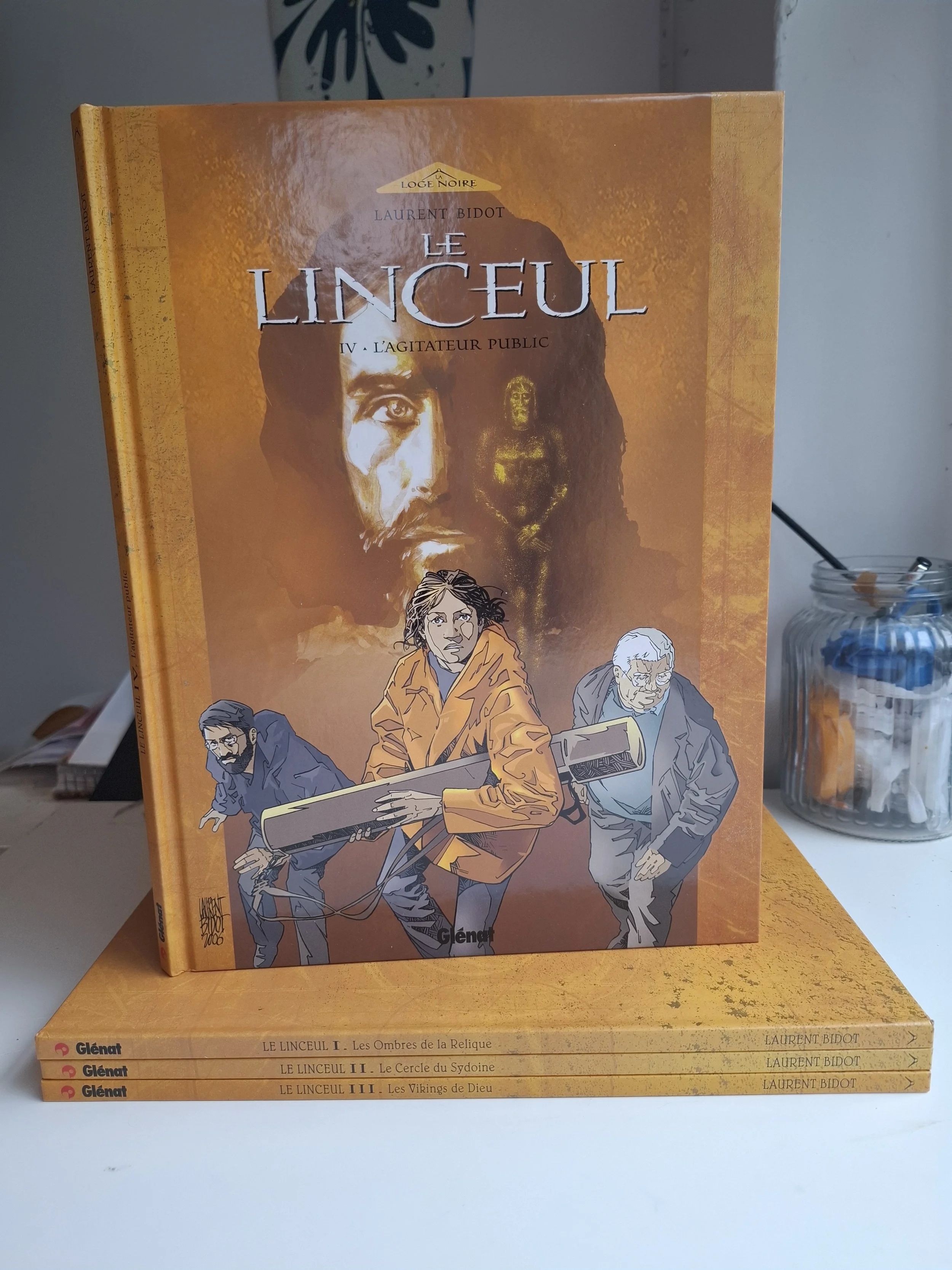 LE LINCEUL TOMES 1 à 4 SERIE COMPLETE GLENAT EO