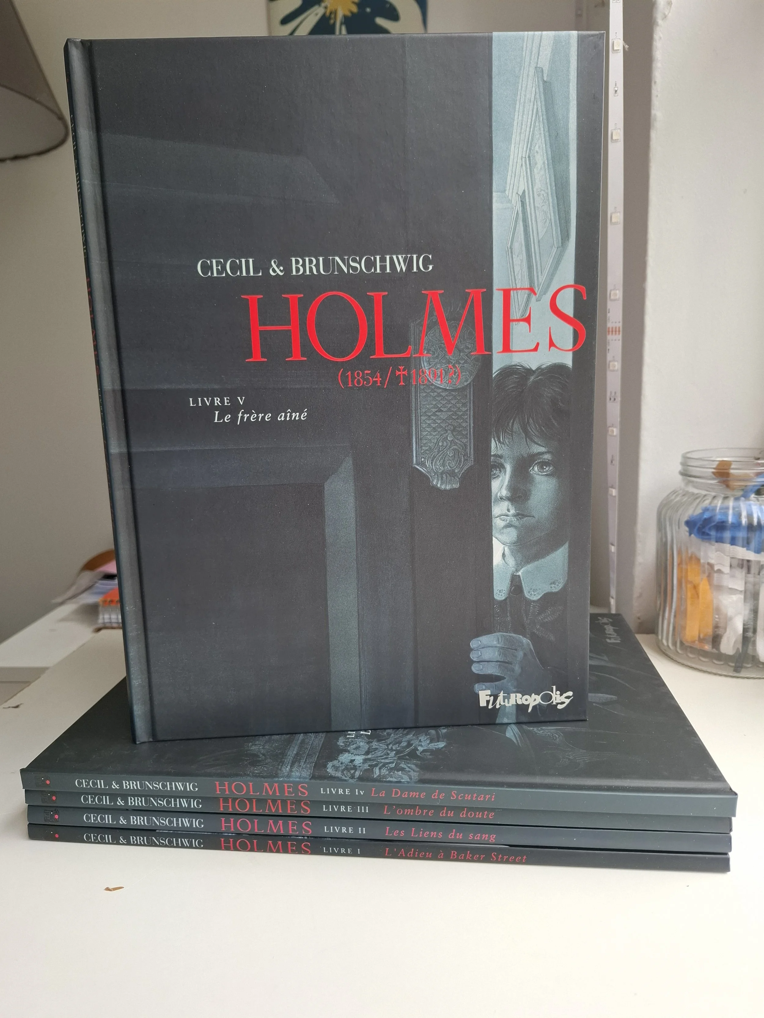 HOLMES 1854-1891 TOMES 1 à 5 SERIE COMPLETE EO/REED