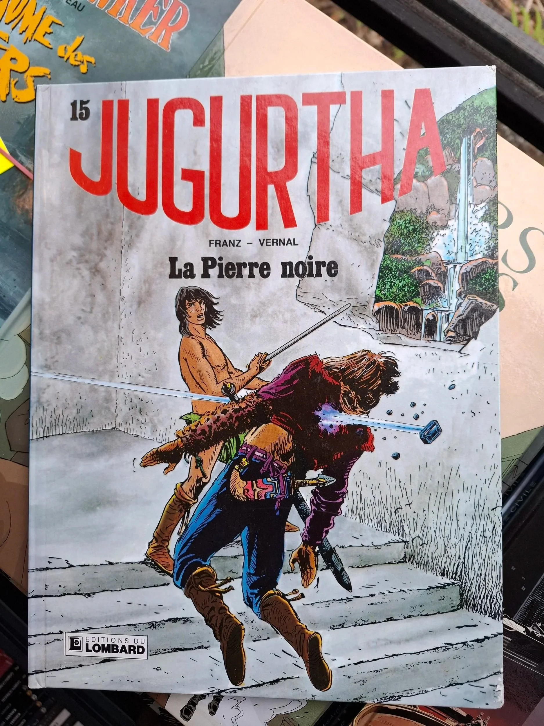 JUGURTHA TOME 15 "LA PIERRE NOIRE" FRANZ EO 1991