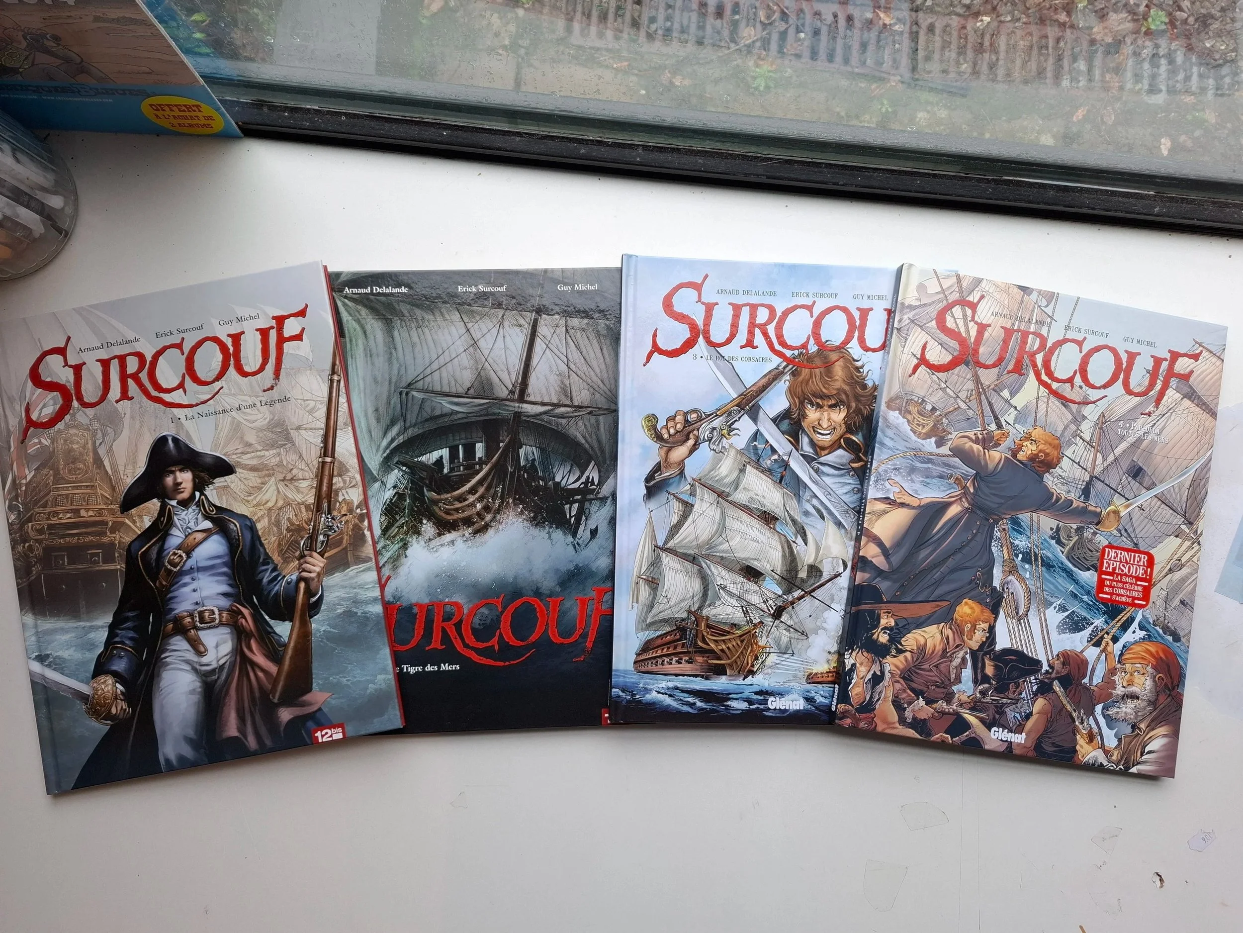 SURCOUF TOMES 1 à 4 SERIE COMPLETE EO