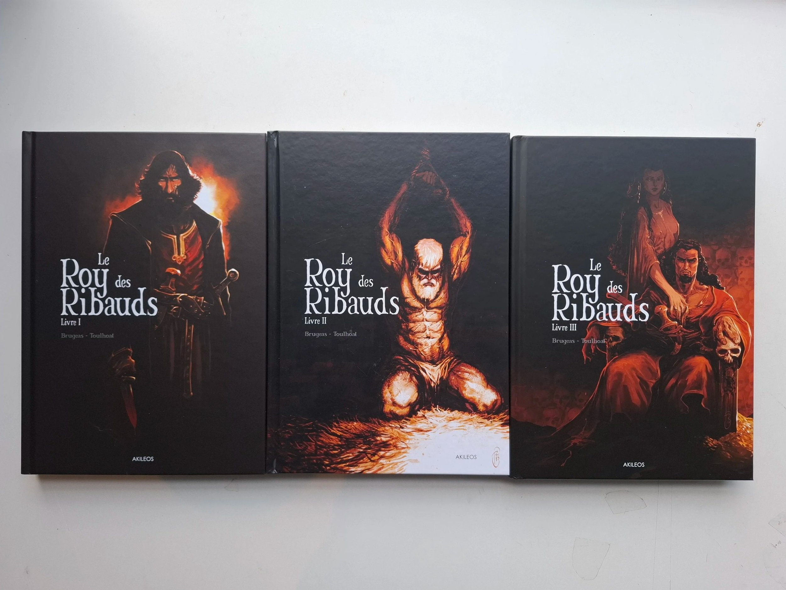 LE ROY DES RIBAUDS TOMES 1 à 3 AKILEOS TOUS EO