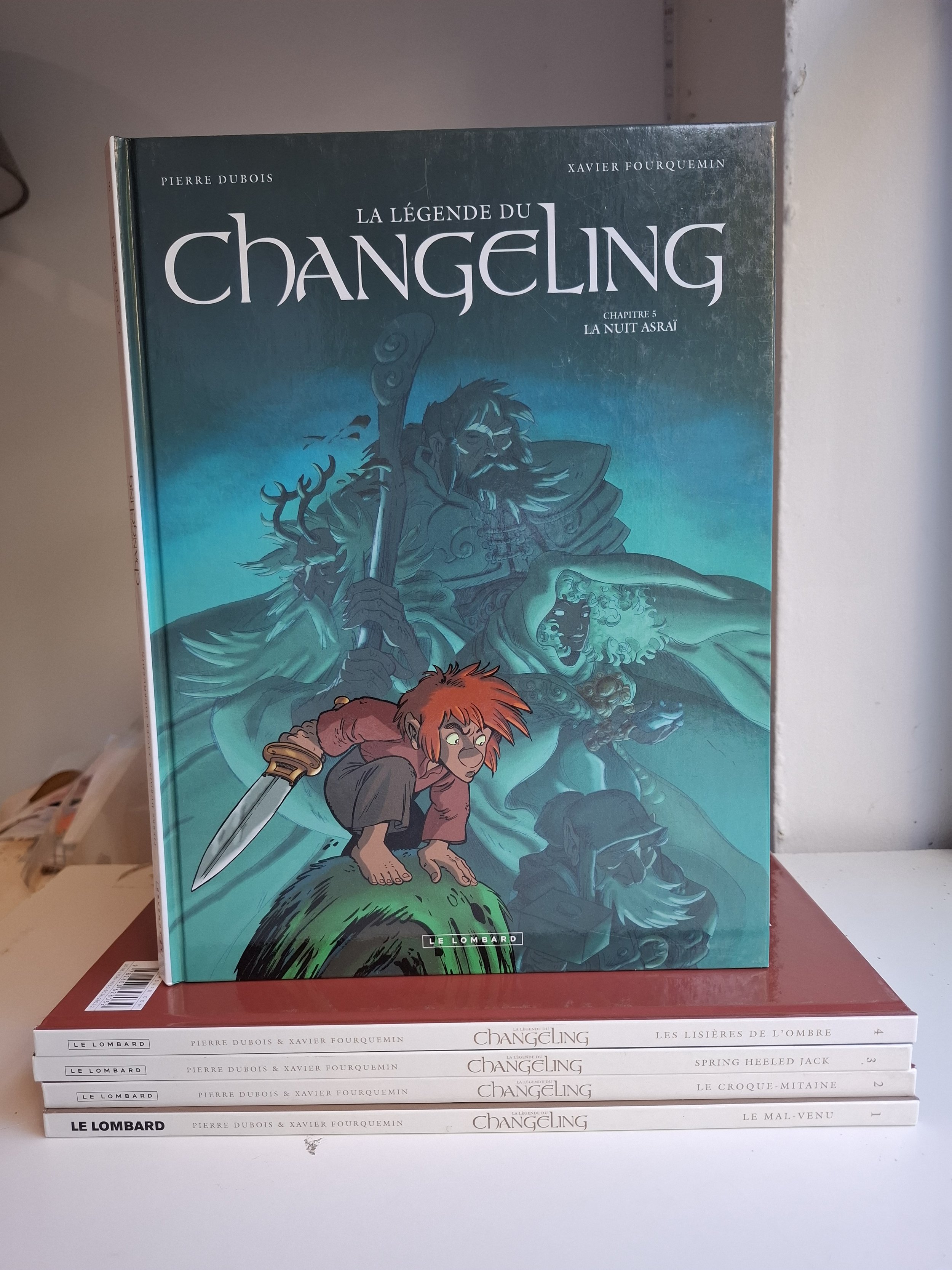LA LEGENDE DU CHANGELING TOMES 1 à 5 SERIE COMPLETE TOUS EO