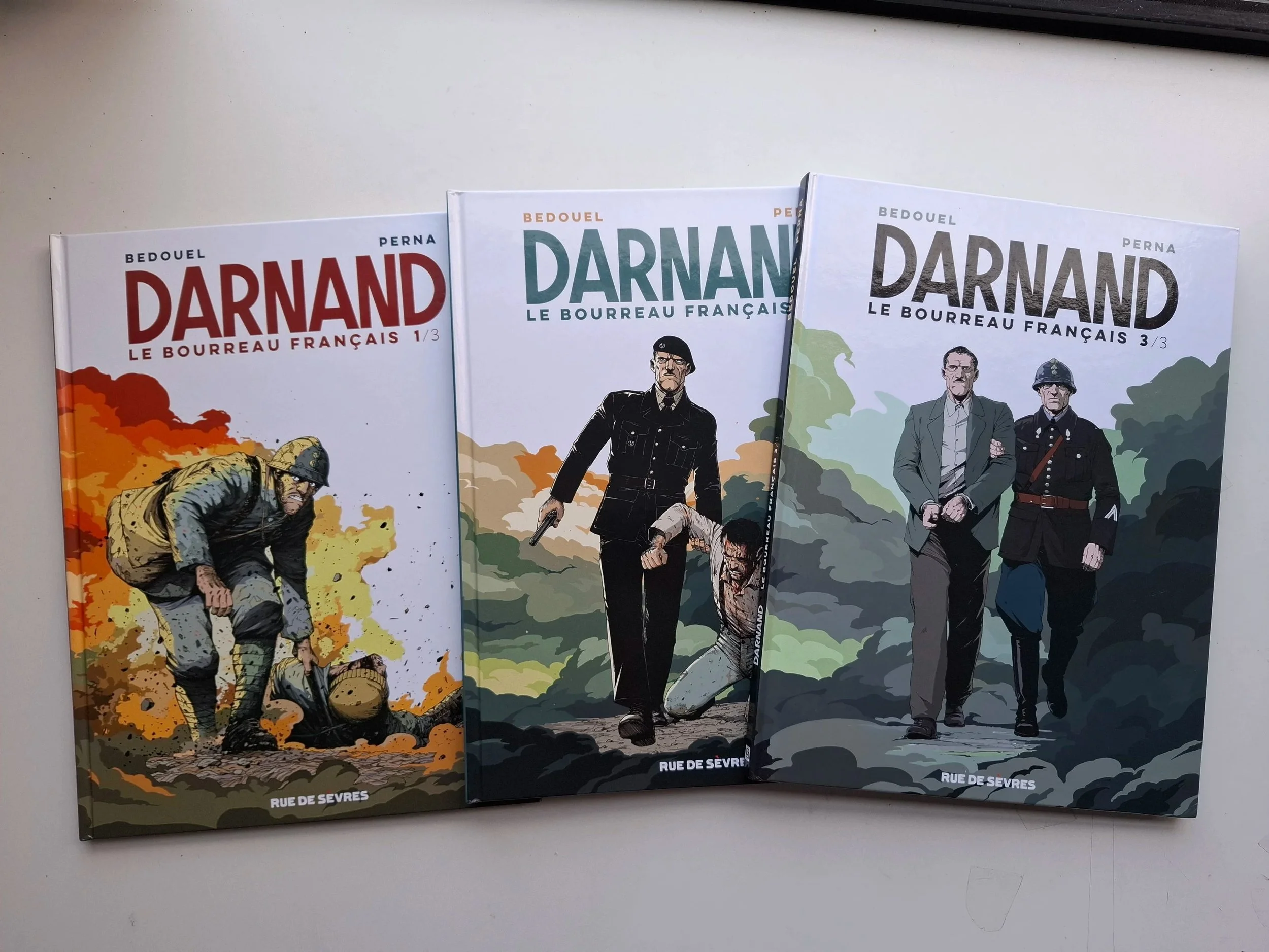 DARNAND LE BOURREAU FRANCAIS TOMES 1 à 3 SERIE COMPLETE TOUS EO