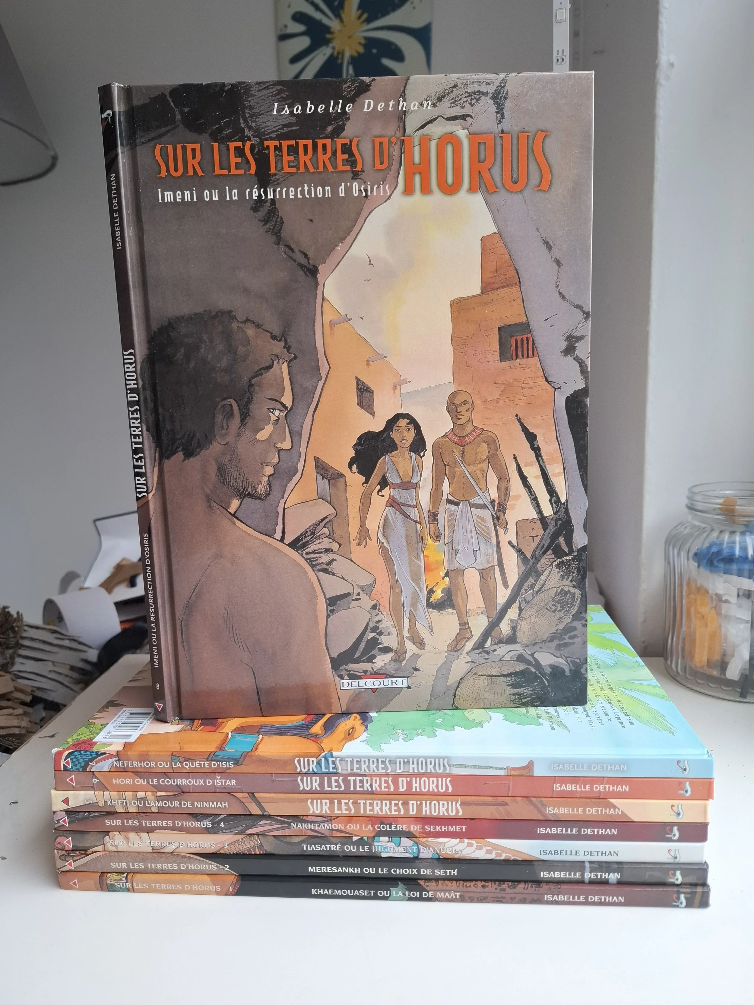 SUR LES TERRES D'HORUS TOMES 1 à 8 SERIE COMPLETE TOUS EO